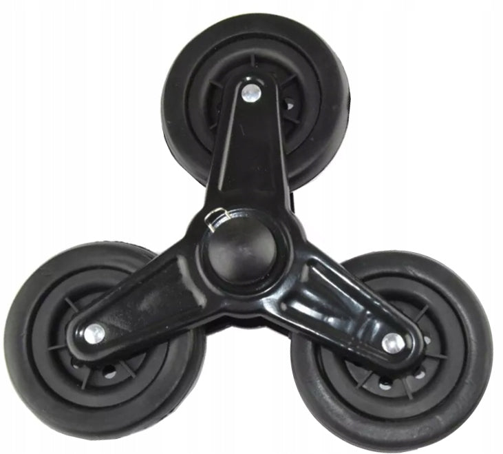 CIRCLE WHEEL FOR SHOPPING TROLLEY BAG SHOPPING TROLLEY ON WHEELS BLACK 1PCS