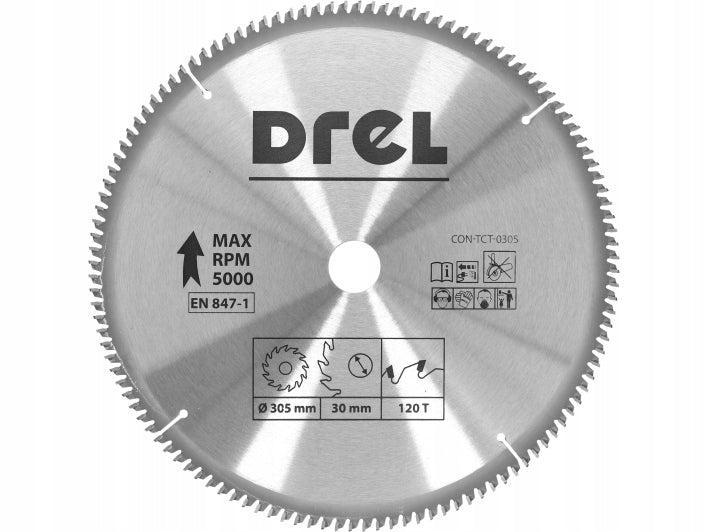 CIRCULAR SAW, ALUMINUIM CUTTING SHIELD,COPPER 305 x 30 mm, 120Z EAN (GTIN) 5904198072106