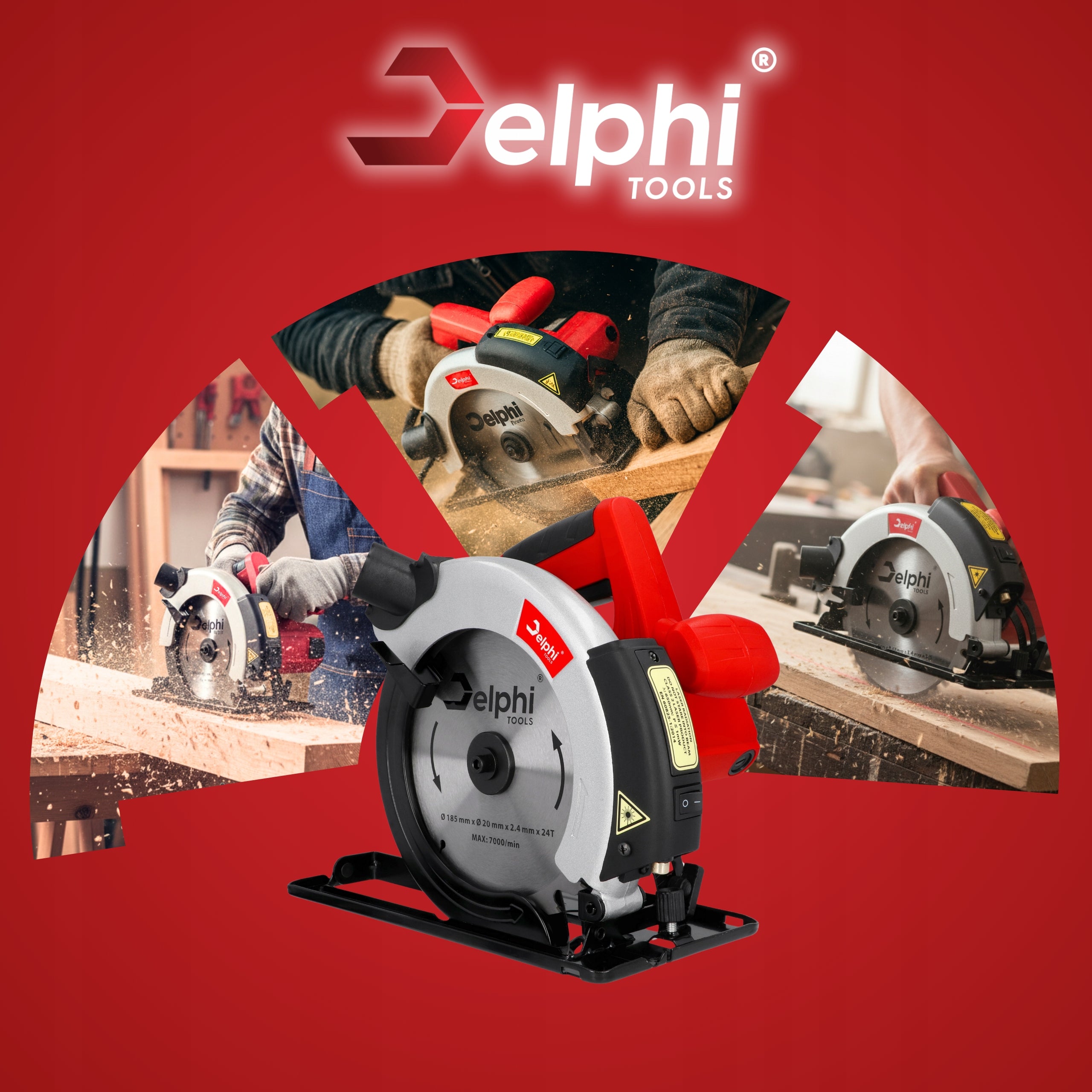 CIRCULAR SAW COUNTRY ELECTRIC HAND SAW WITH LASER Maximum power 2400 W