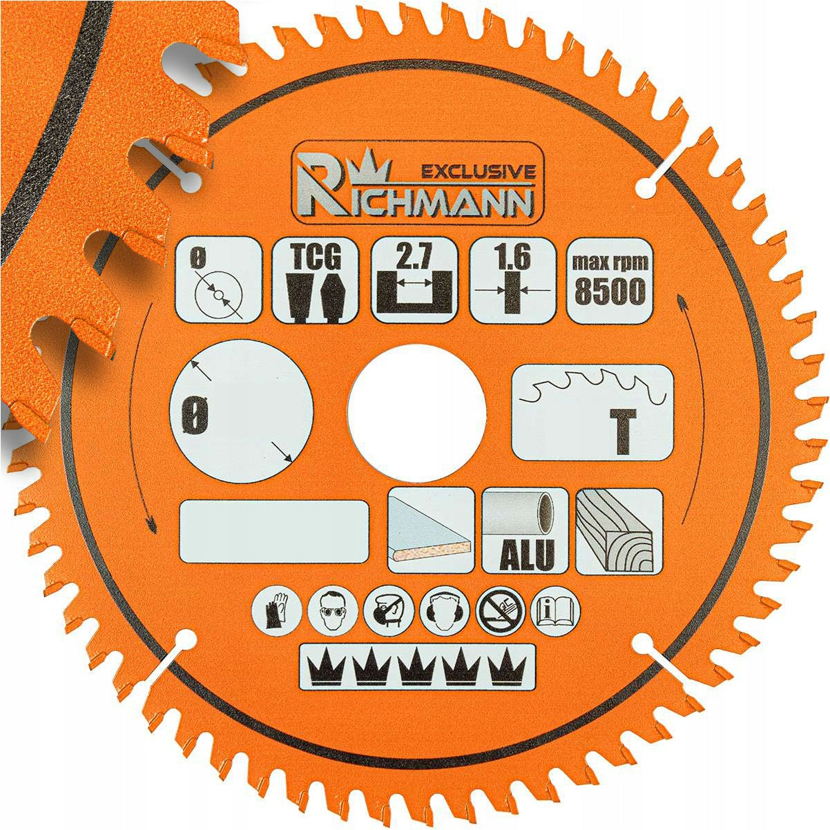 CIRCULAR SAW FOR LAMINATES ALUMINUM WOOD HDF MDF 140 MM 40 TEETH