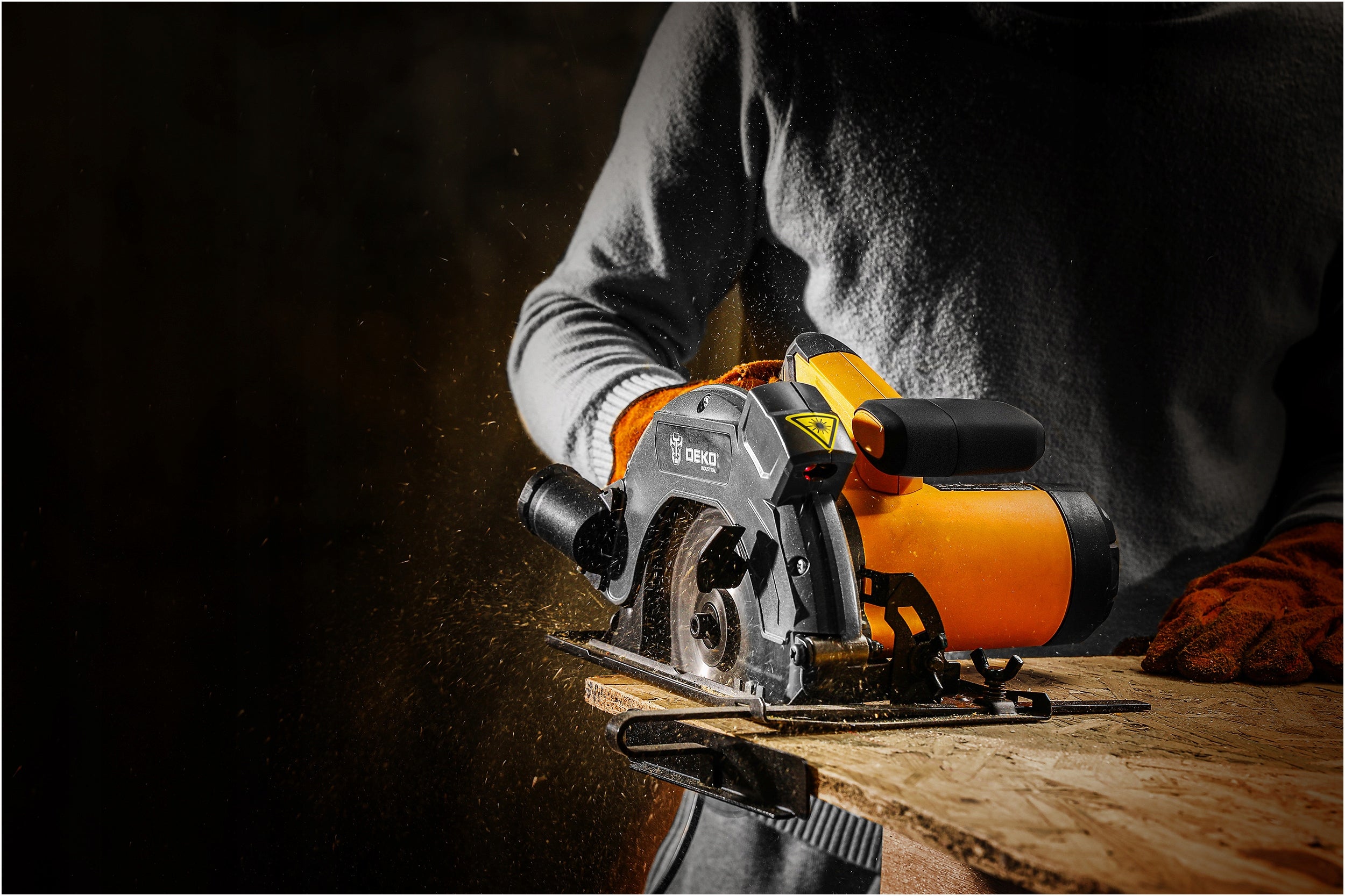 CIRCULAR SAW HAND SAW FOR WOOD 1600W BLADE 185MM DEKO Power supply mains