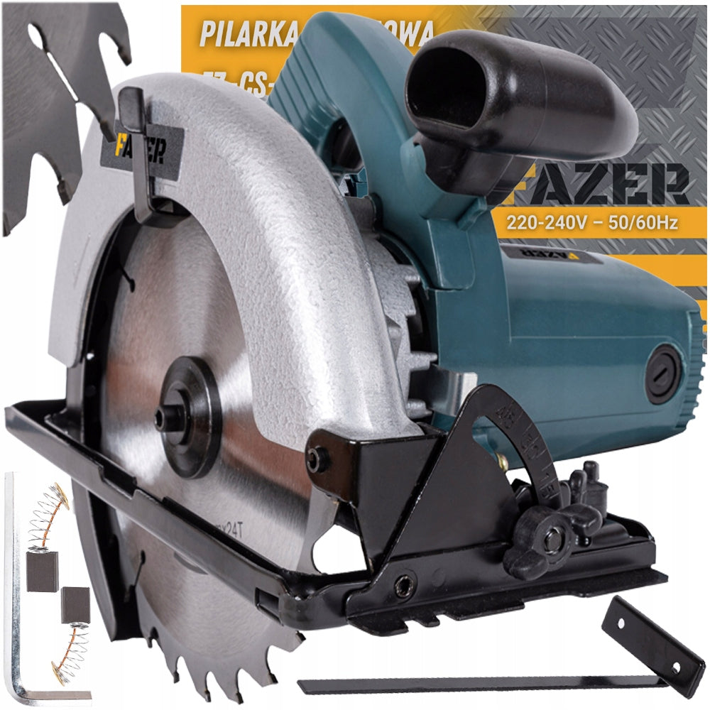 CIRCULAR SAW HAND SAW FOR WOOD 2000W BLADE 185MM SAW
