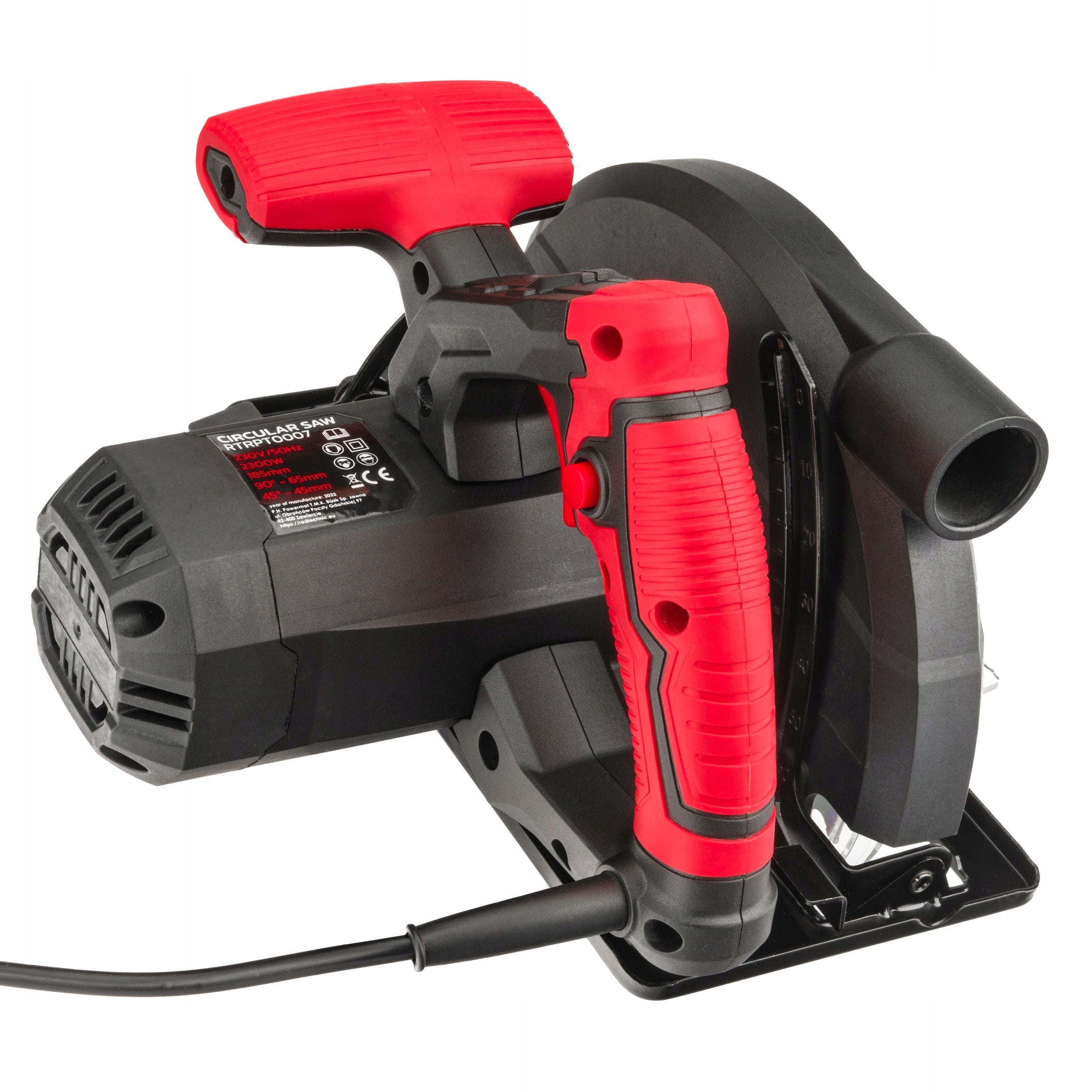 CIRCULAR SAW HAND SAW FOR WOOD 2300W SAW BLADE 185MM 65MM Saw bore diameter 20 mm