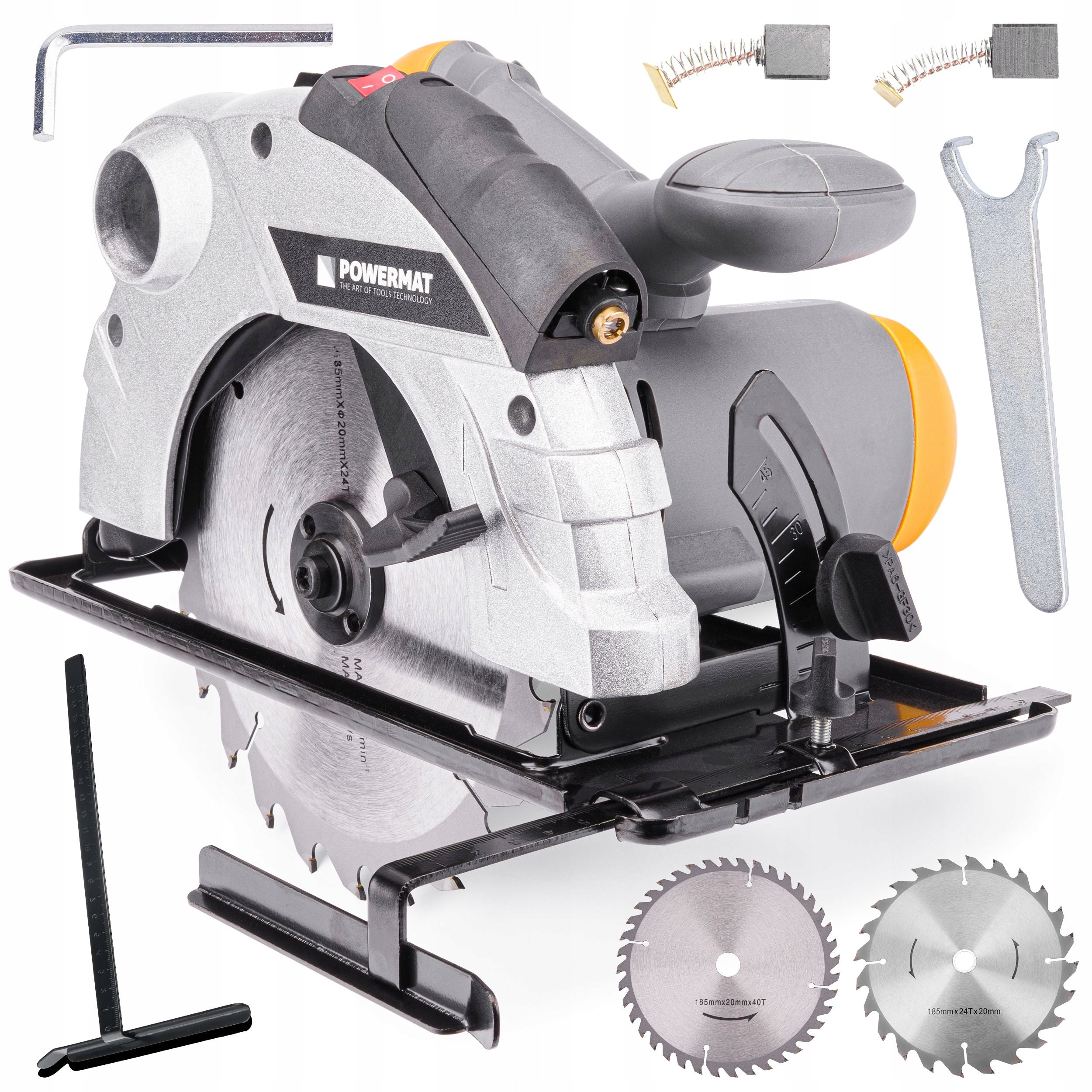 CIRCULAR SAW HAND SAW FOR WOOD WITH LASER 2250W CUTTER 185 MM