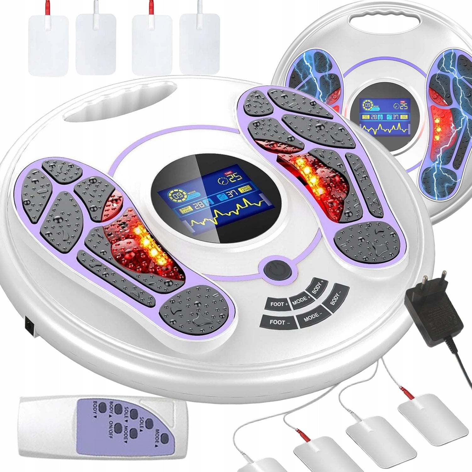 CIRCULATORY STIMULATOR MEDIC FOR LEGS EMS TENS MASSAGER 25 MODE 4