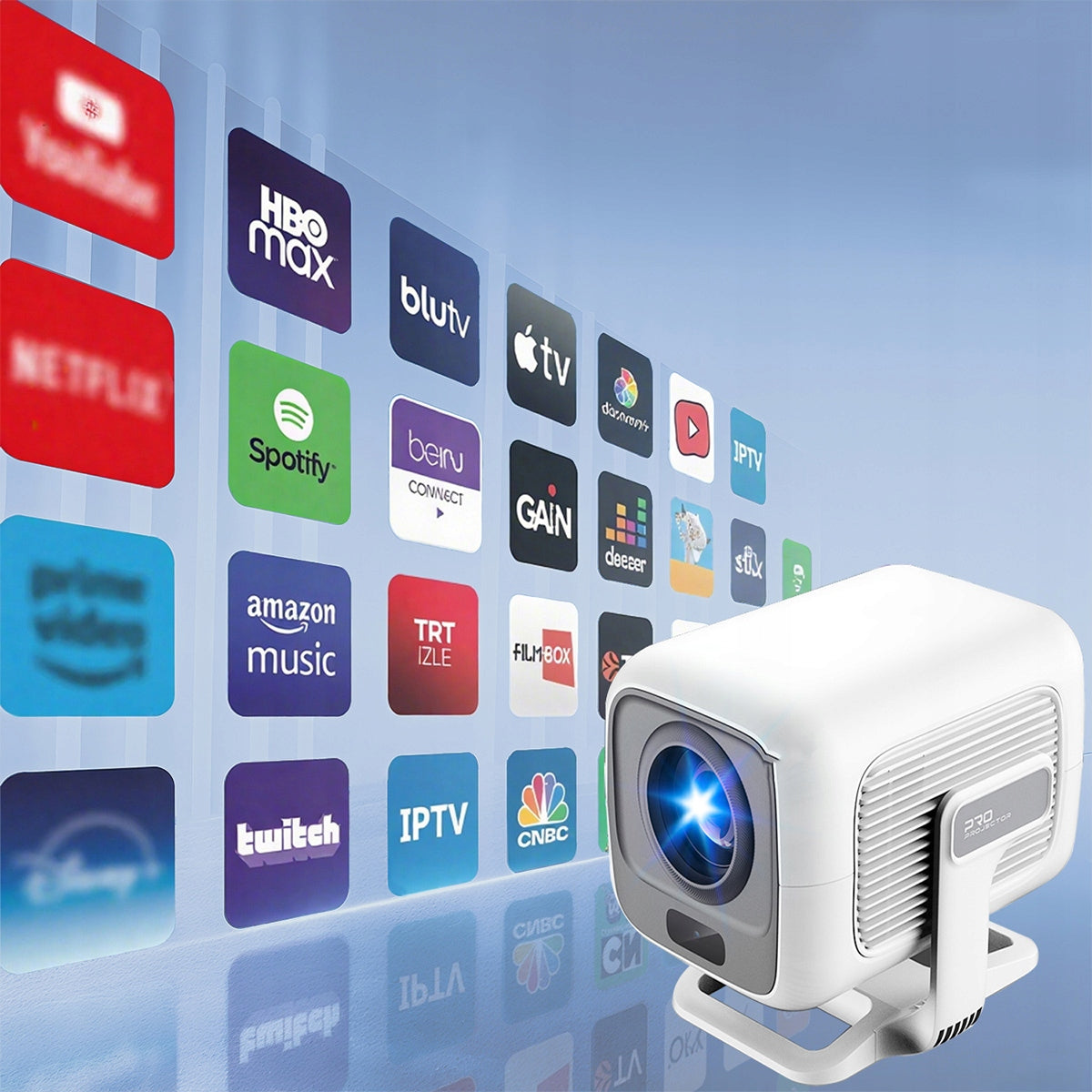 CIRON TP300 Android WiFi6 LED 450 ANSI FHD 1080P 4K Multimedia Projector Manufacturer code TP300 NTV