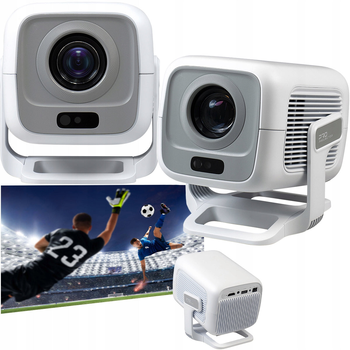 CIRON TP300 Android WiFi6 LED 450 ANSI FHD 1080P 4K Multimedia Projector