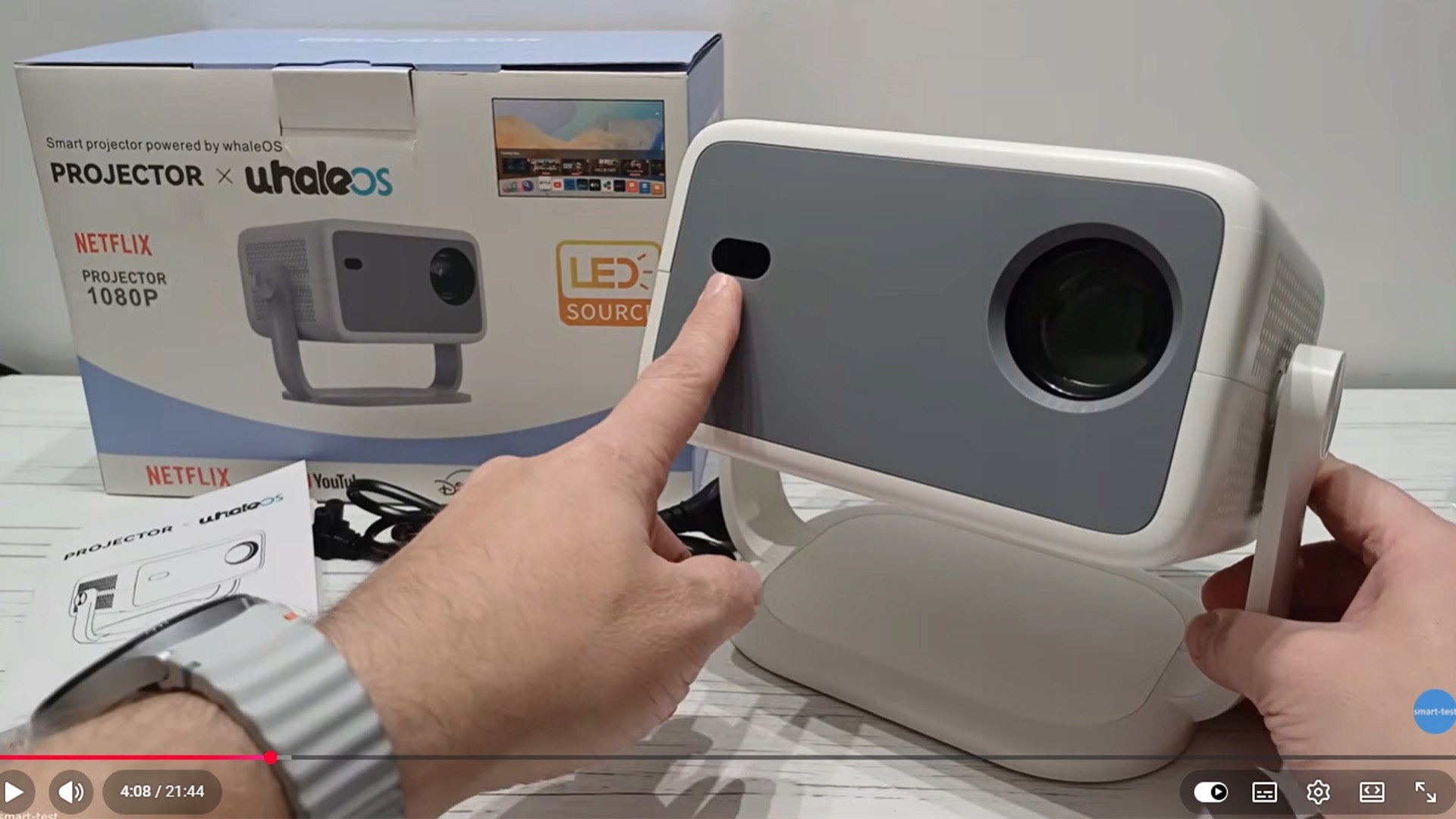 CIRON TP350 Android WiFi6 LED 650 ANSI FHD 1080P Multimedia Projector Packaging status original