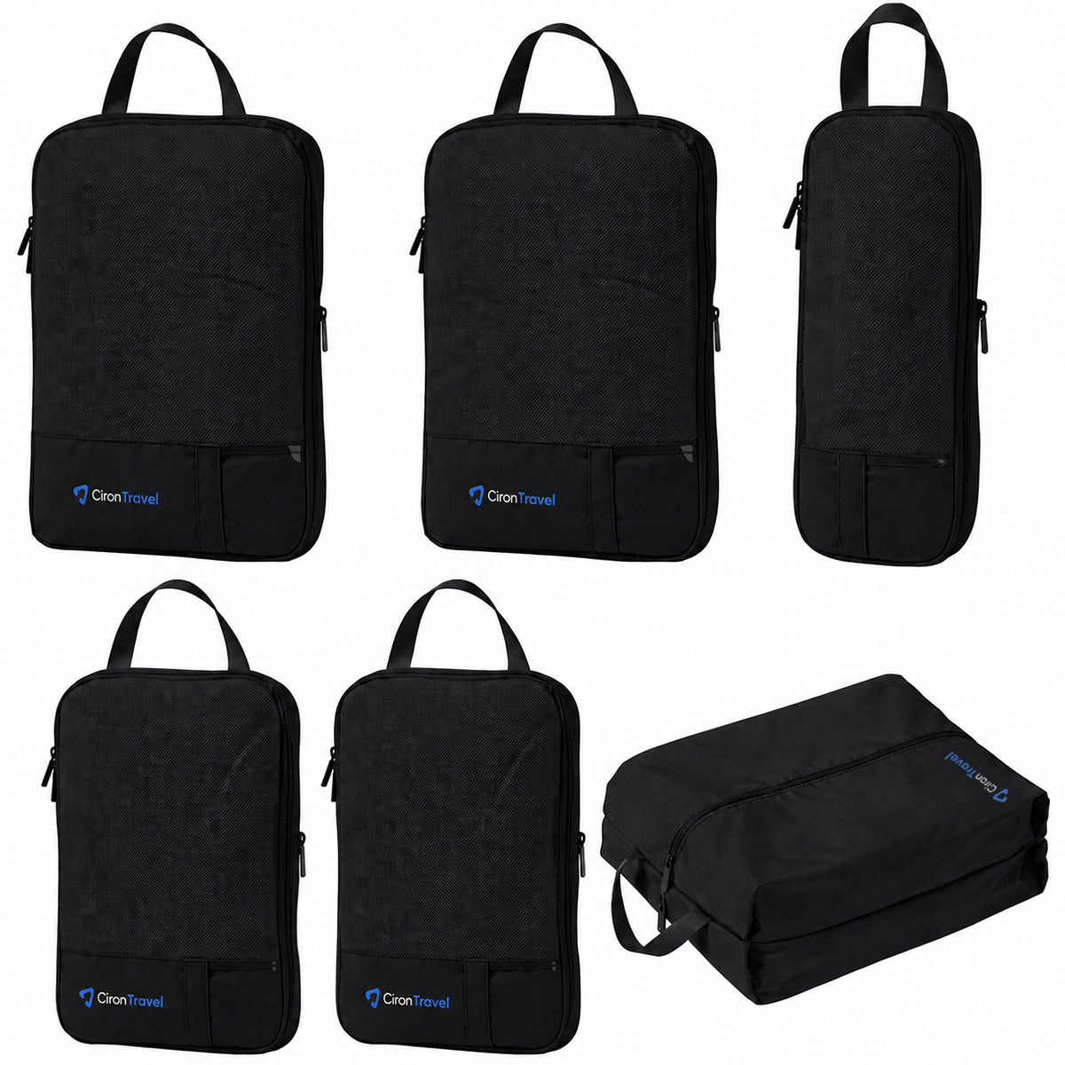 CIRON TRAVEL Compression Travel Organizers for Suitcase 6 Elements Set Packaging status original
