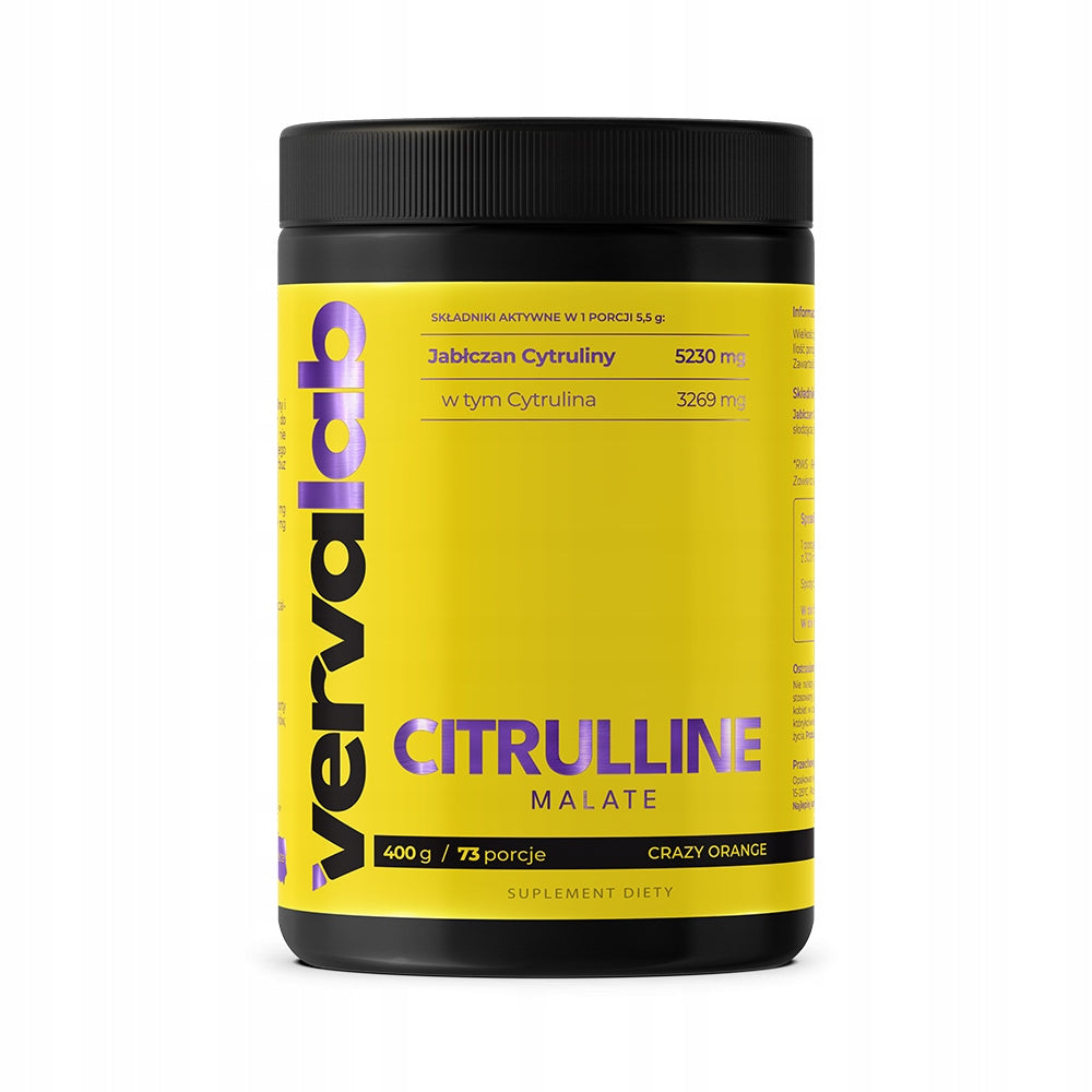 CITRULLINE VERVALAB CITRULLINE CRAZY ORANGE 400g