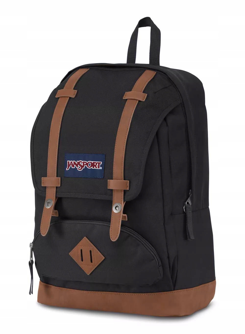 CITY BACKPACK JANSPORT CORTLAND - BLACK, BLACK Brand JanSport