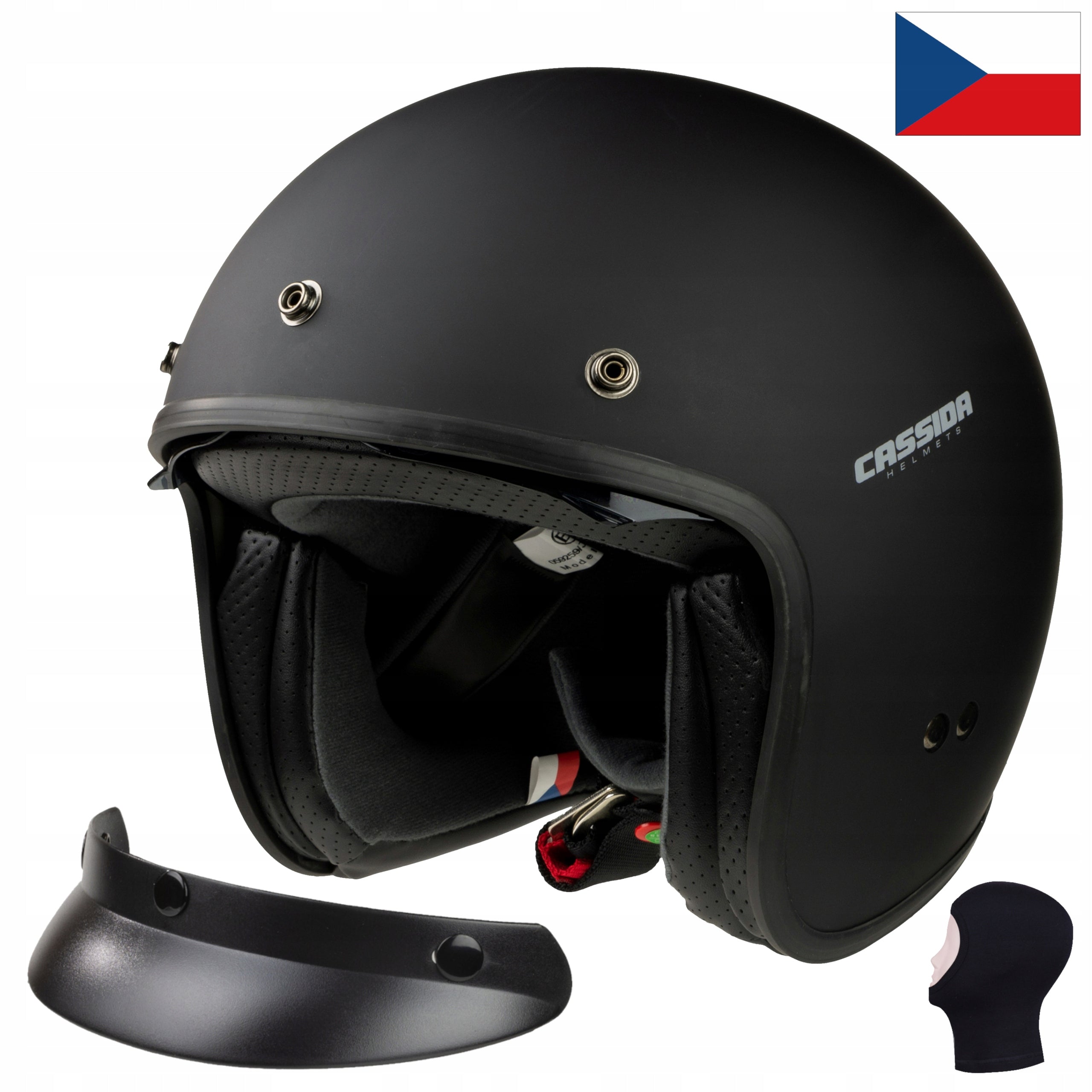 CITY MAT BLACK CASSIDA WITH VISOR AND GLASSES