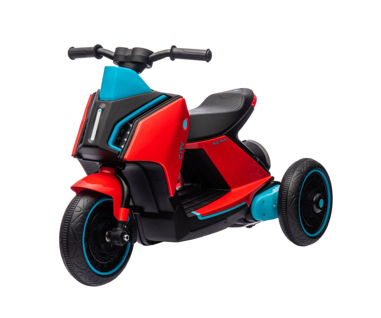 CITY RED CHILDREN'S SCOOTER FOR BATTERY MILLY MALLY UP TO 25 KG