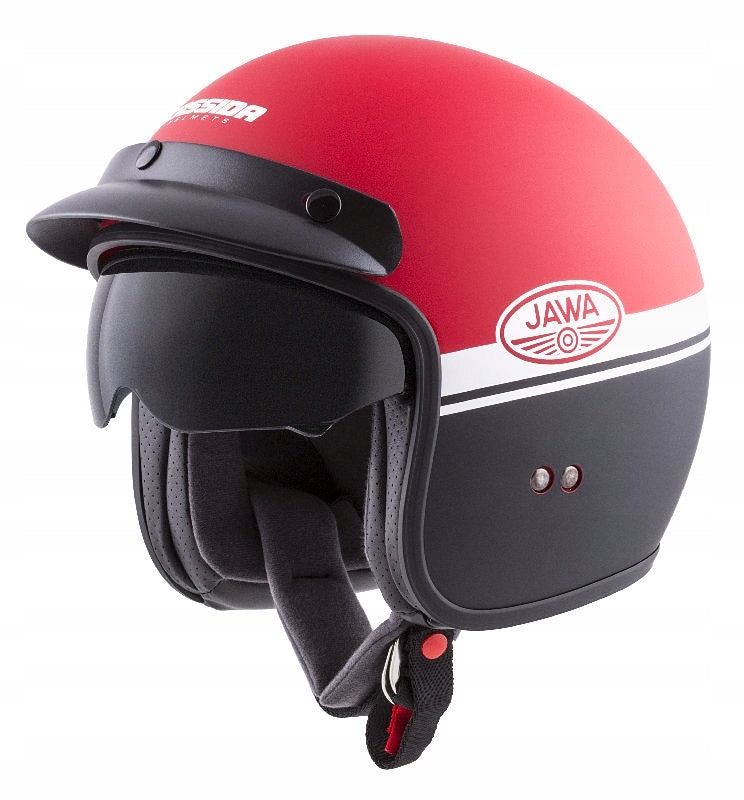 CITY RED JAWA HELMET CASSIDA WITH VISOR AND EYEPIECE M EAN (GTIN) 8596303023409