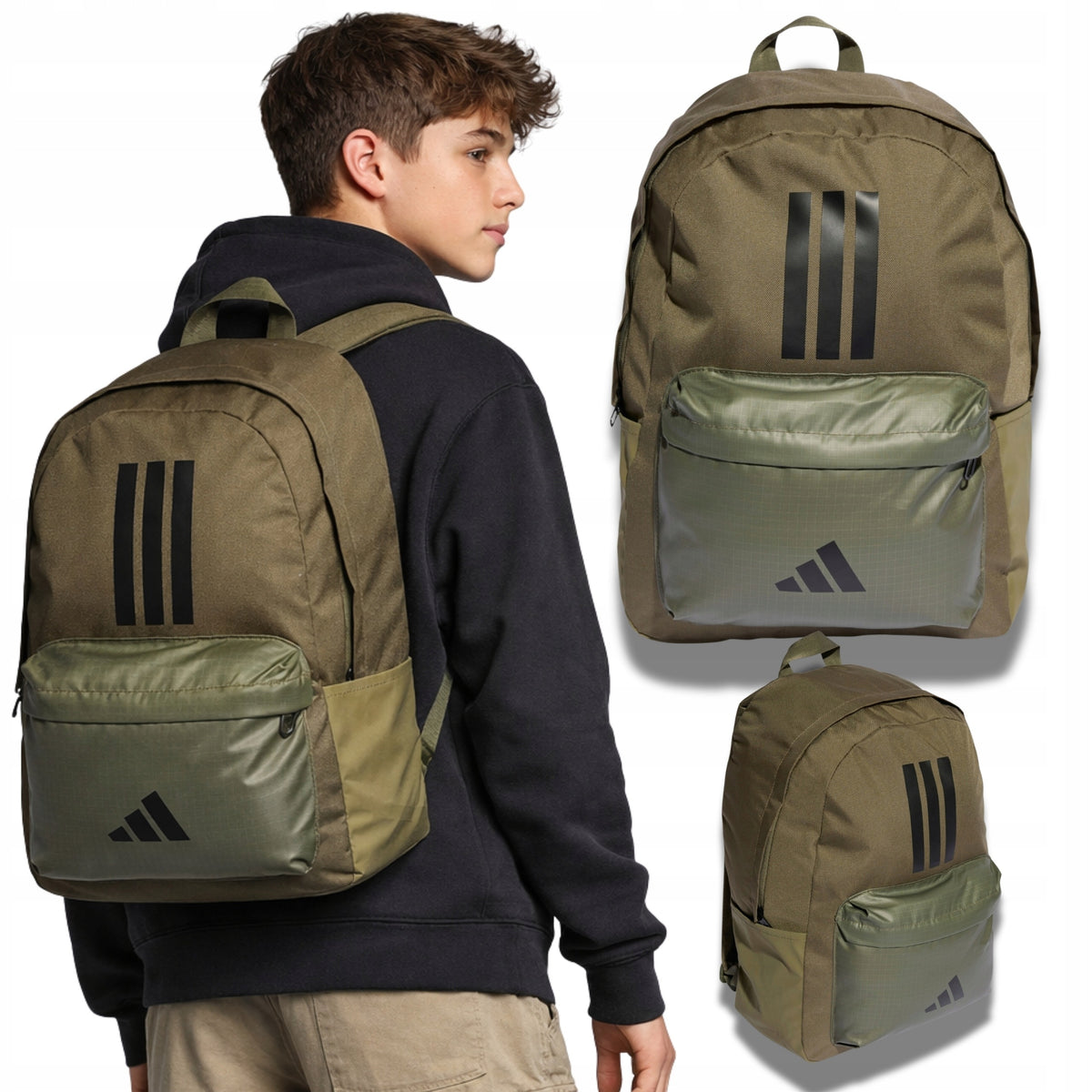 CITY SCHOOL BACKPACK MEN'S SPORTS ROOMY TRAVEL ADIDAS YOUTH