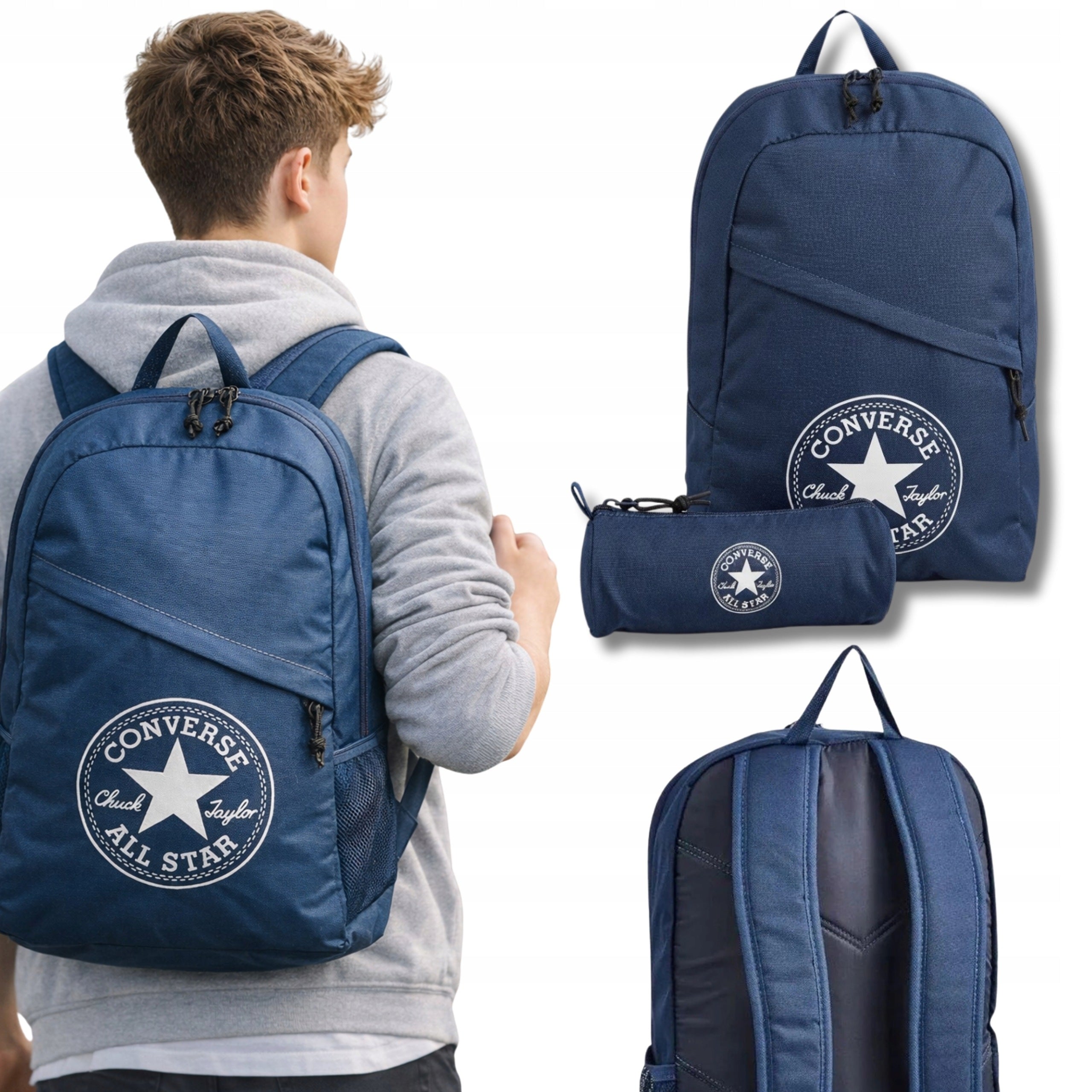 CITY SCHOOL BACKPACK WOMEN'S SPORTS ROOMY TRAVEL CONVERSE