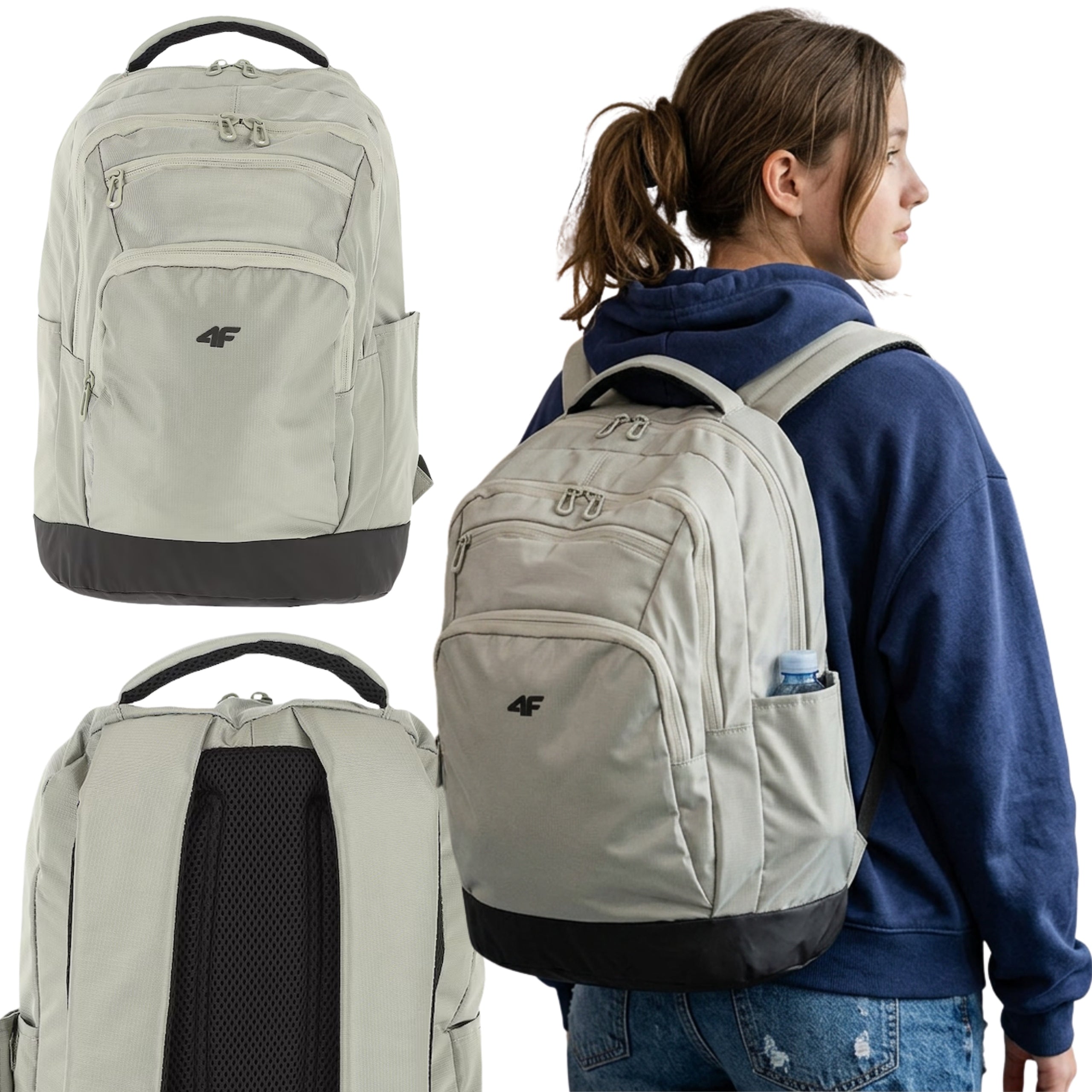 CITY SCHOOL BACKPACK WOMEN'S SPORTS ROOMY TRAVEL HANDHELD 4F
