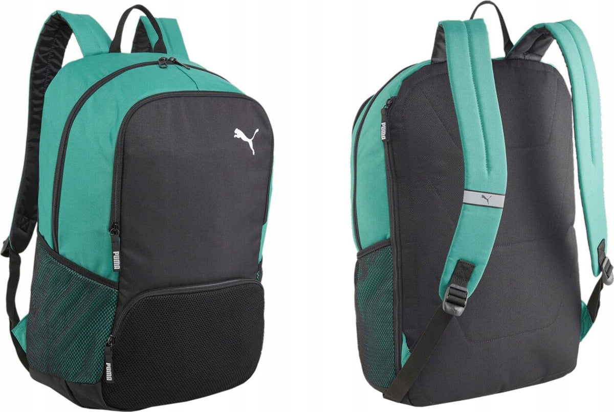 CITY SCHOOL SPORTS BACKPACK PUMA TEAM GOAL PREMIUM XL GREEN-BLACK
