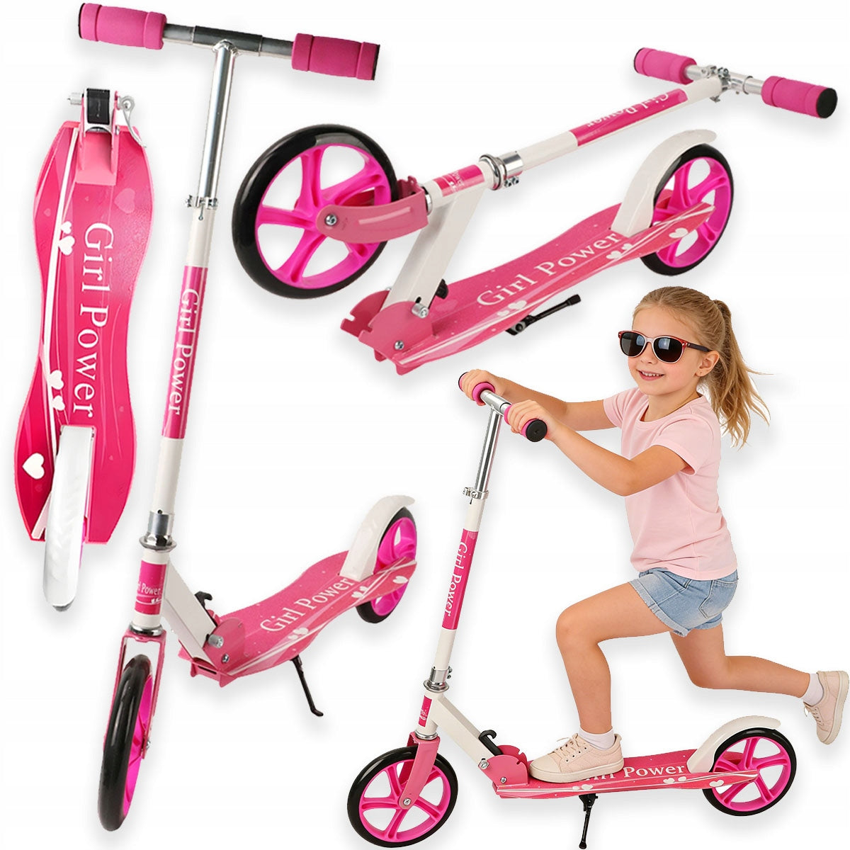 CITY SCOOTER FOR ADULTS AND CHILDREN FOLDING COMPACT MAX 80KG