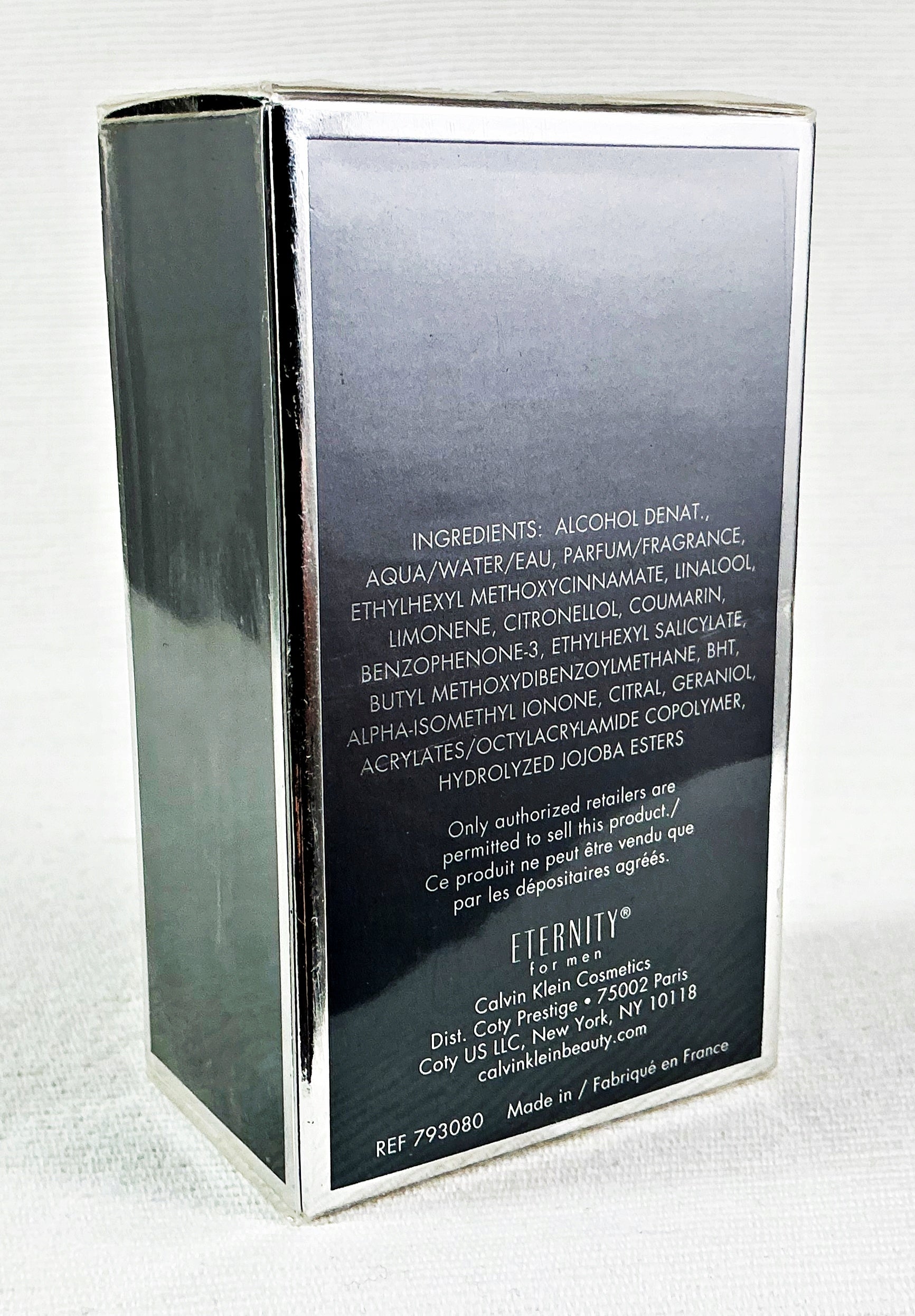 CK CALVIN KLEIN ETERNITY NIGHT FOR MEN 50 ML EAU DE TOILETTE RARE Packaging status original