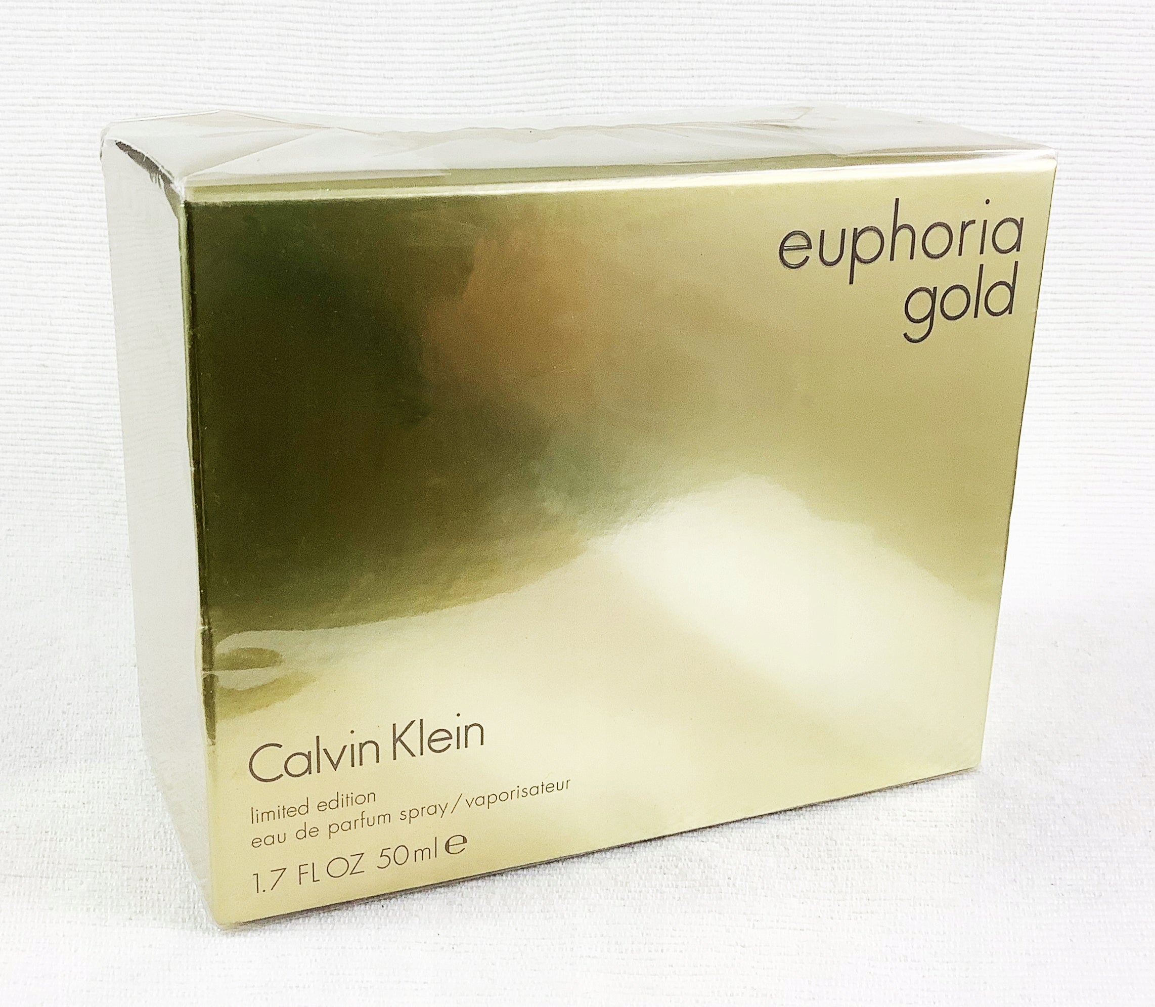 CK CALVIN KLEIN EUPHORIA GOLD 50 ML EAU DE PARFUM UNIQUE Packaging status original