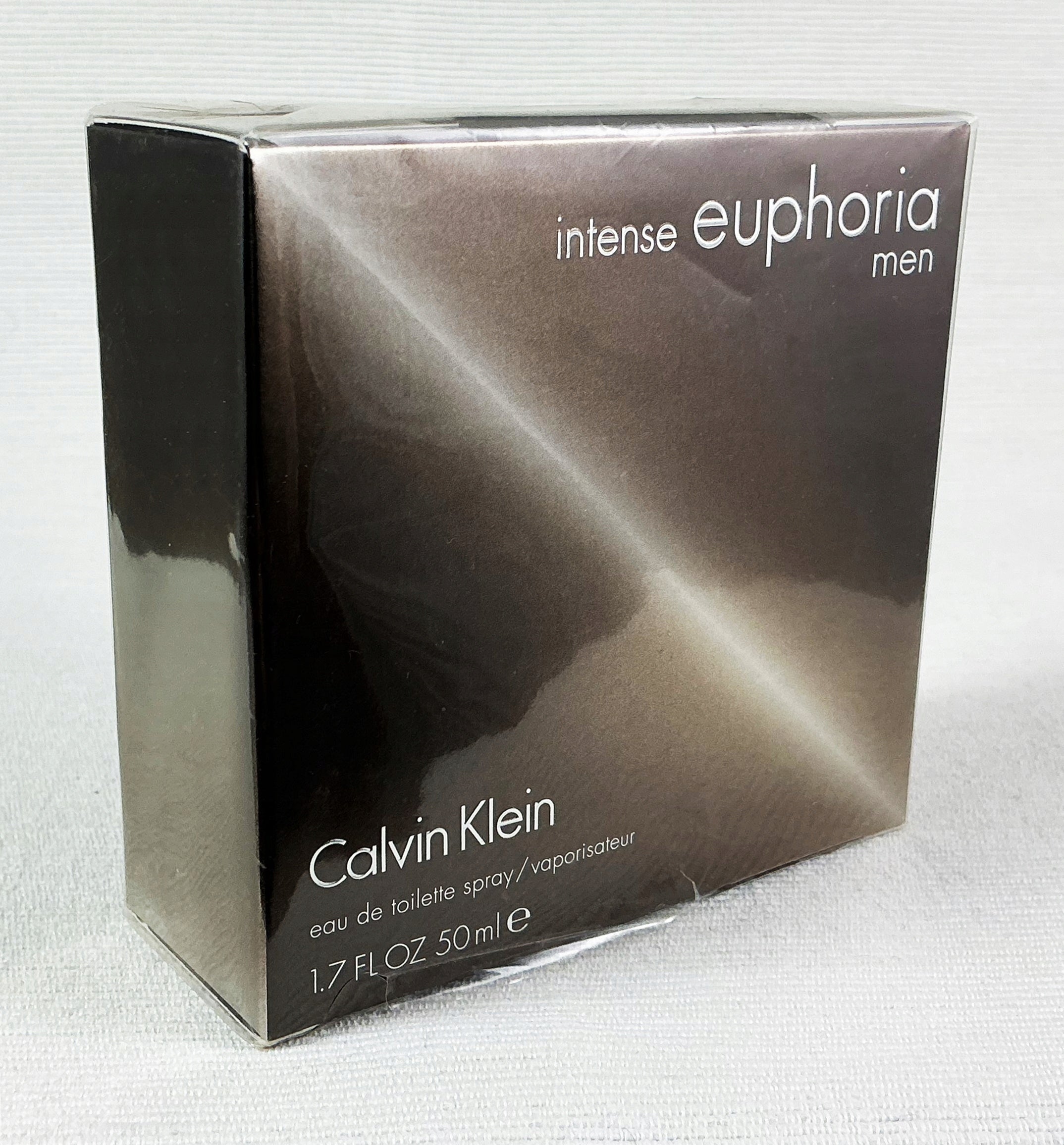 CK CALVIN KLEIN EUPHORIA INTENSE MEN 50 ML EAU DE TOILETTE UNIQUE Packaging status original