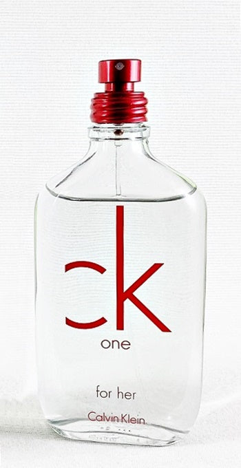 CK CALVIN KLEIN ONE RED EDITION FOR HER 100 ML EAU DE TOILETTE UNIQUE Manufacturer code 3607342824553