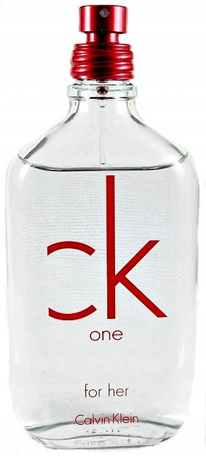 CK CALVIN KLEIN ONE RED EDITION FOR HER 100 ML EAU DE TOILETTE UNIQUE