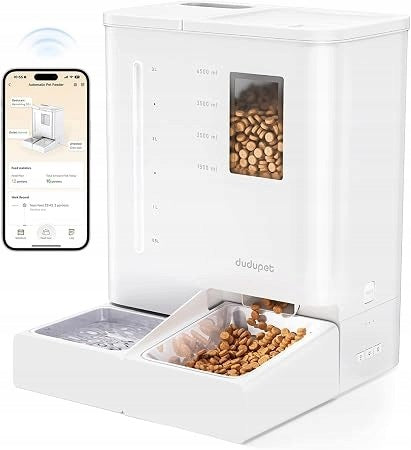 CL18 AUTOMATIC FOOD AND WATER DISPENSER DUDUPET 2IN1 5L + 4L