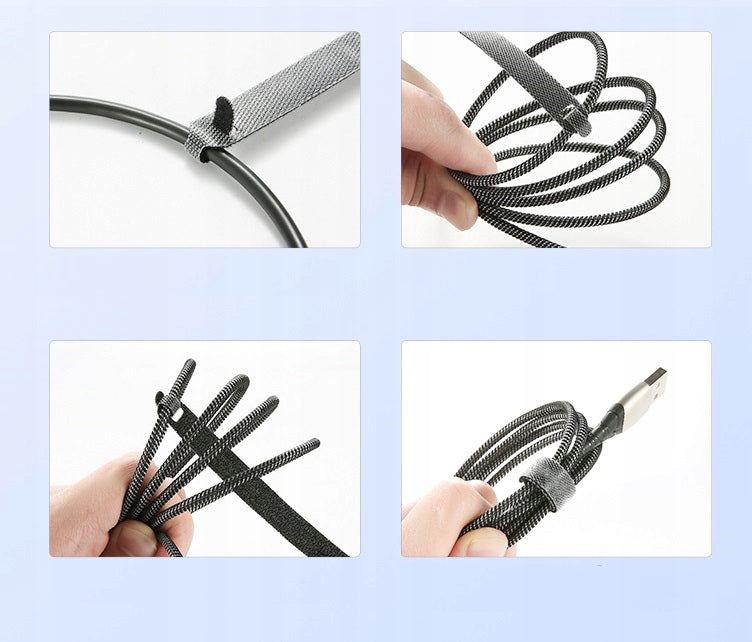 CLAMP BAND 20X STICKY VELCRO TAPE VELCRO CABLE ORGANIZER 20 PACK Brand Xam