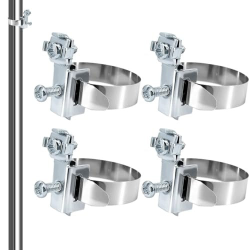 CLAMP FOR STAINLESS STEEL GROUND PIPE GALVANIZED 8 52 MM 4 PCS. Brand no brand