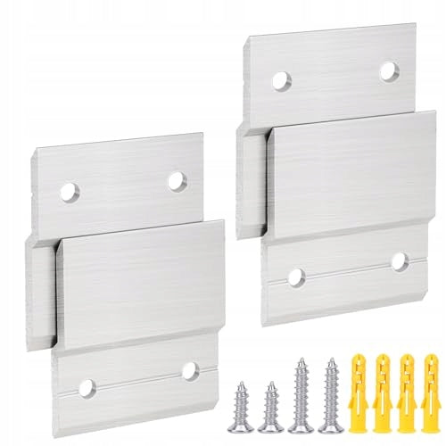 CLAMPS WITH FOR HANGING IMAGES MIRRORS 50 MM SET OF 4 PIECES steel Brand no brand