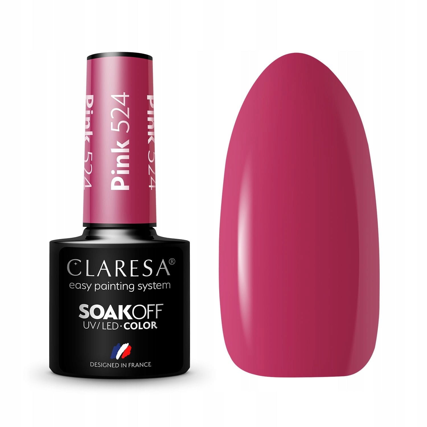 Rinkinys geliniam nagų lakavimui Claresa Pink 524