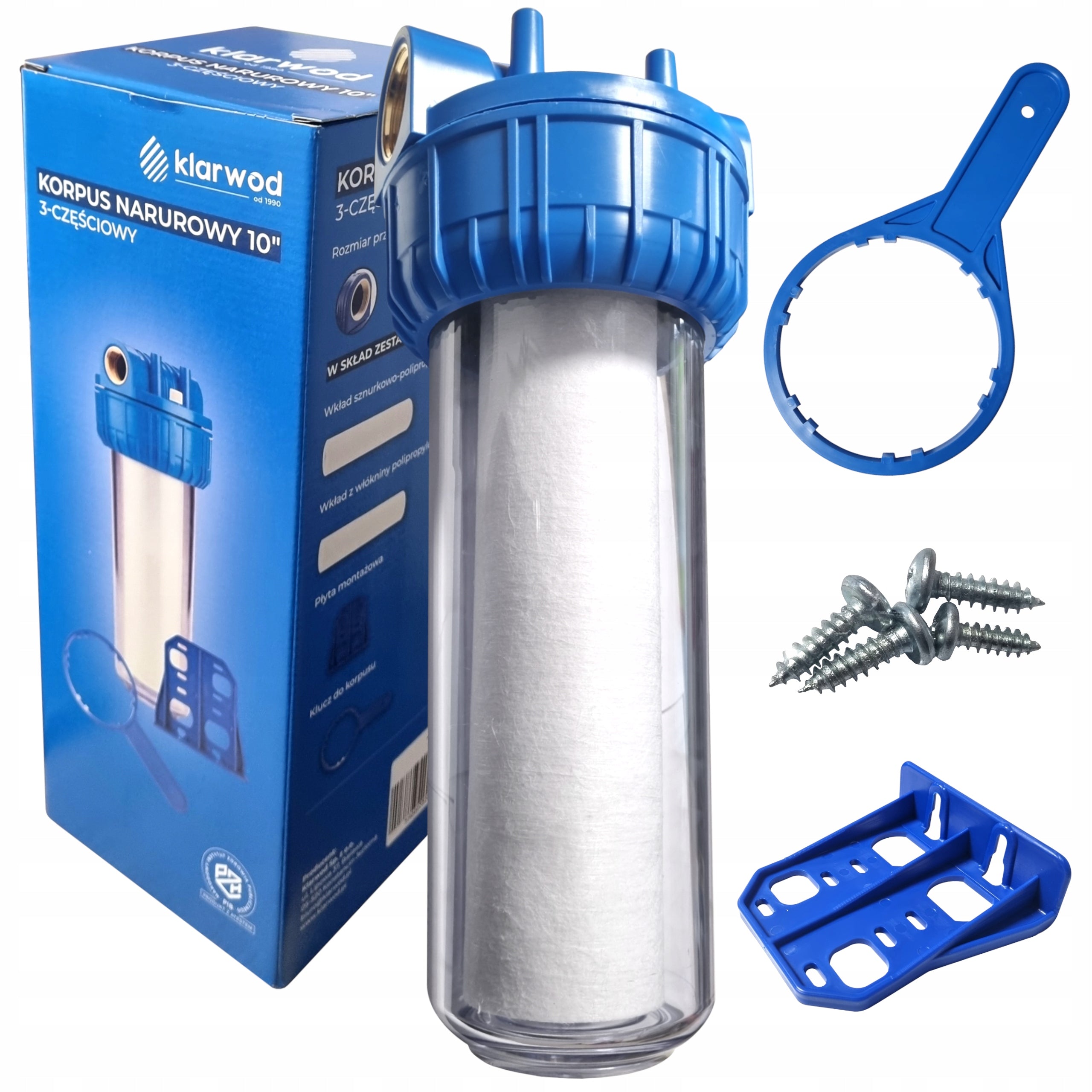 CLARIFIER SET IN-LINE BODY HOUSING 3/4'' FOAM FILTER PS KEY HANDLE