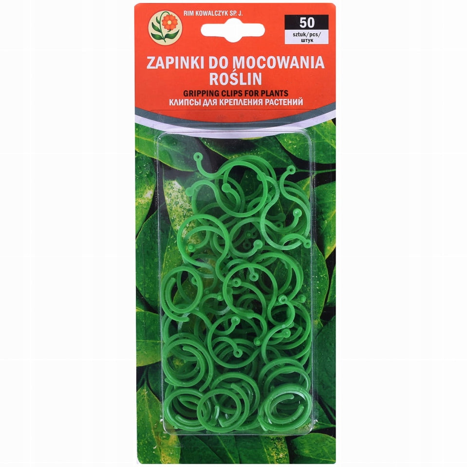 CLASPS CLIPS FOR FLOWER PLANTS STEMS STEM FIXING STEMS Number of pieces 50 pcs