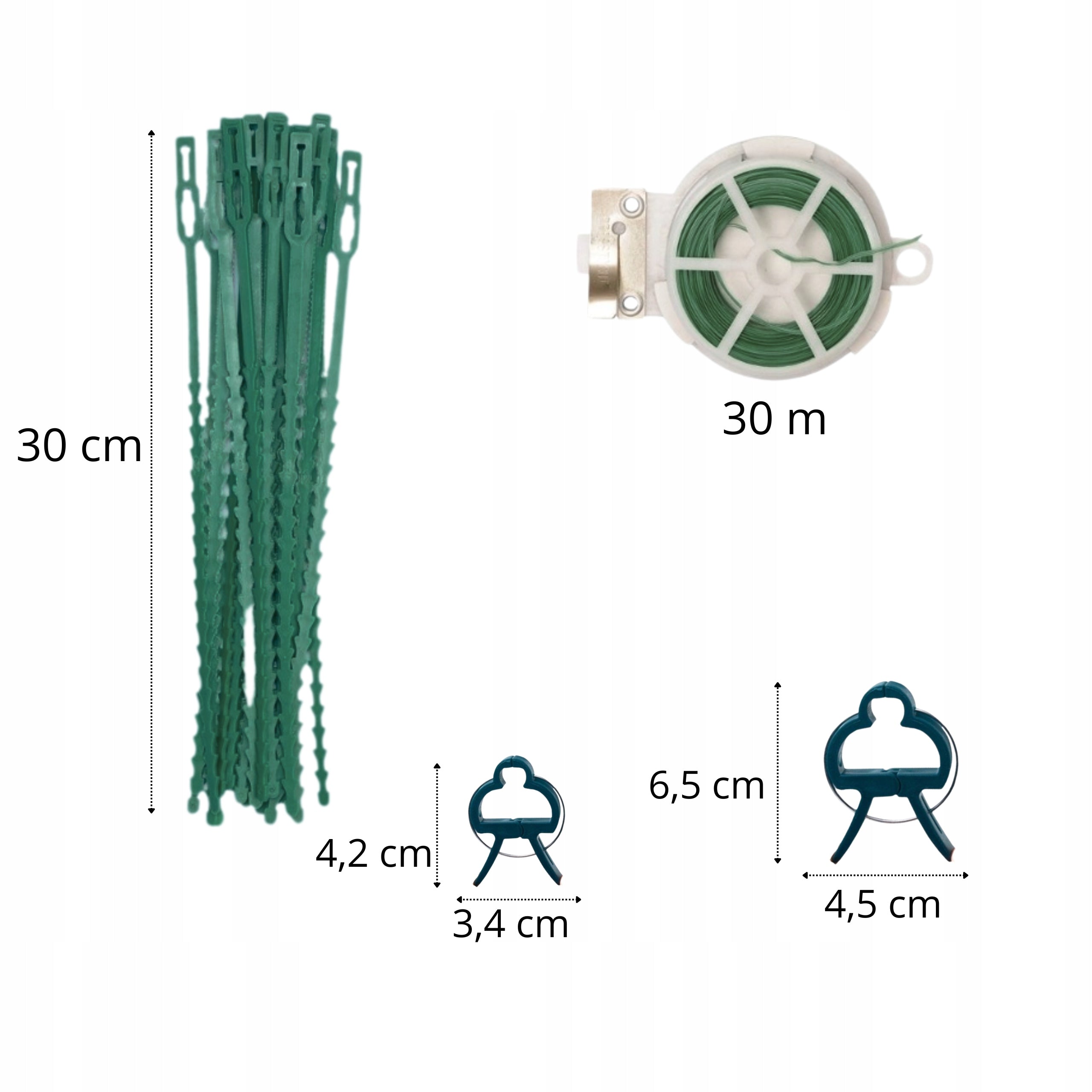 CLASPS CLIPS FOR TOMATOES PLANT LIGATION BANDS FOR FIXING PLANTS Packaging status original
