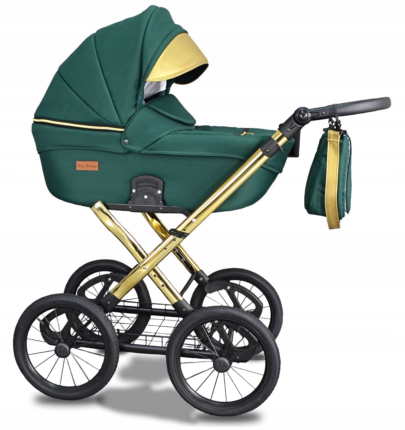 CLASSIC BABY STROLLER 3IN1 Student GOLD RETRO GOLD Classic Brand Babe boss