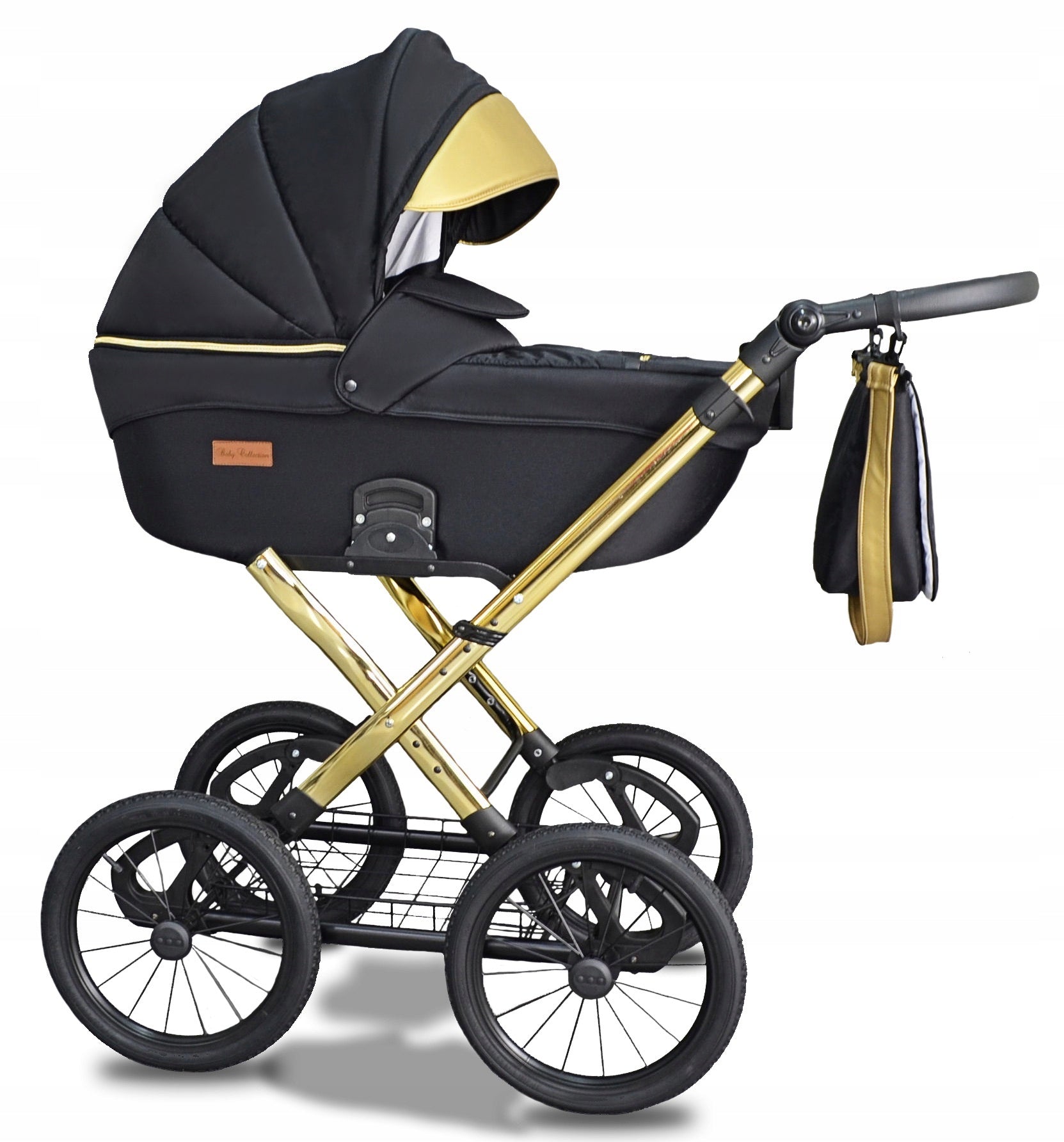 CLASSIC BABY STROLLER 3IN1 Student GOLD RETRO GOLD Classic