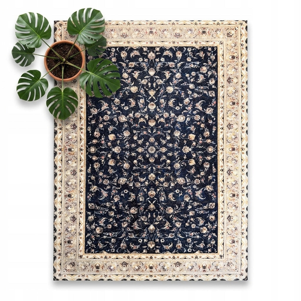 CLASSIC CARPET 150x200 CM ELEGANT FOR LIVING ROOM UNIVERSAL DURABLE STRONG
