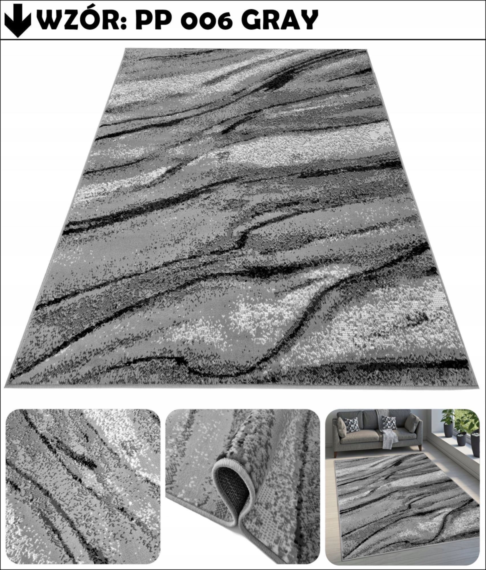 CLASSIC CARPET 180X250 CM SOLID WOVEN BCF PLUSH DIFFERENT DESIGNS TO CHOOSE FROM Shape rectangular