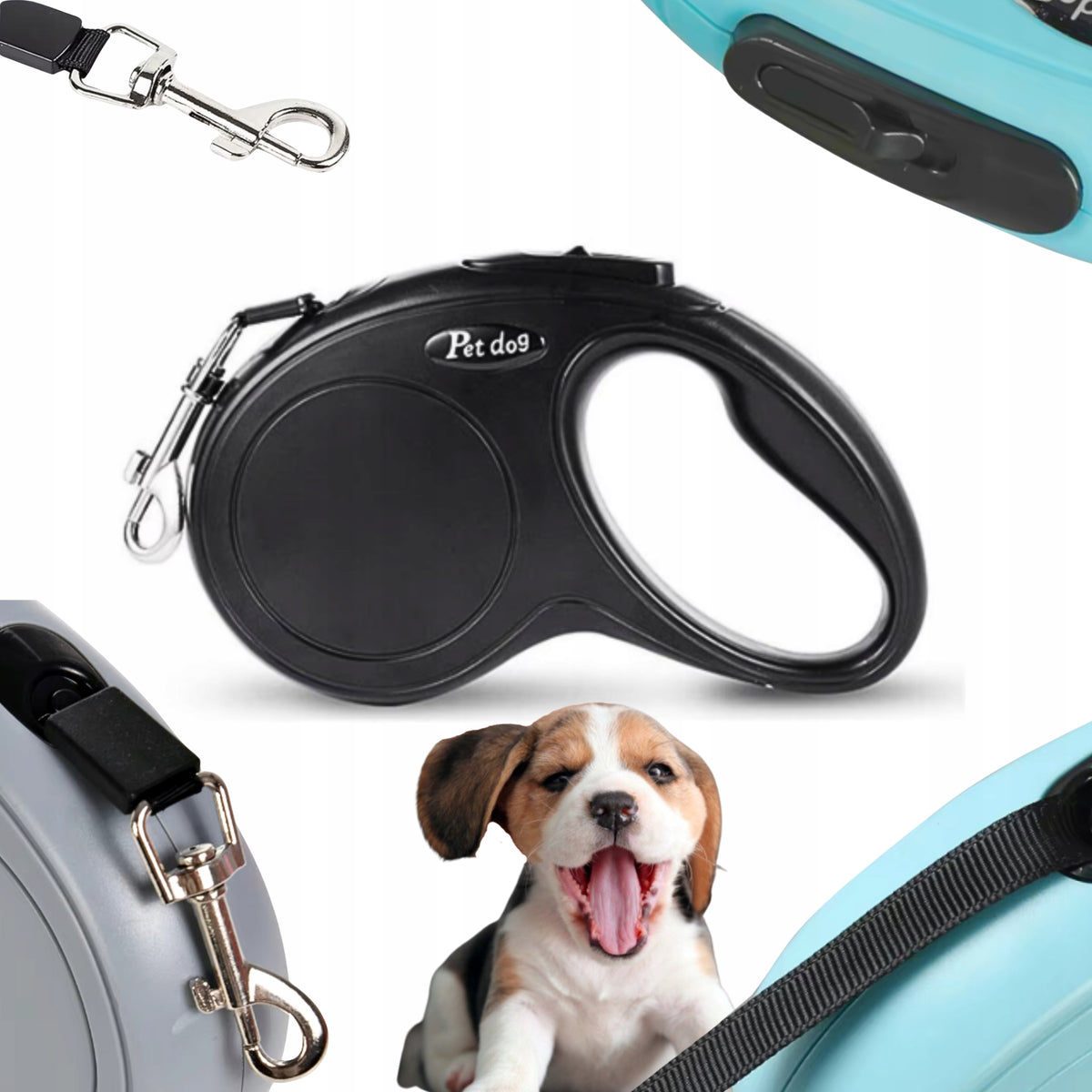 CLASSIC DOG LEASH 3M AUTOMATIC ROLL-UP TAPE LOCK STRONG LIGHT