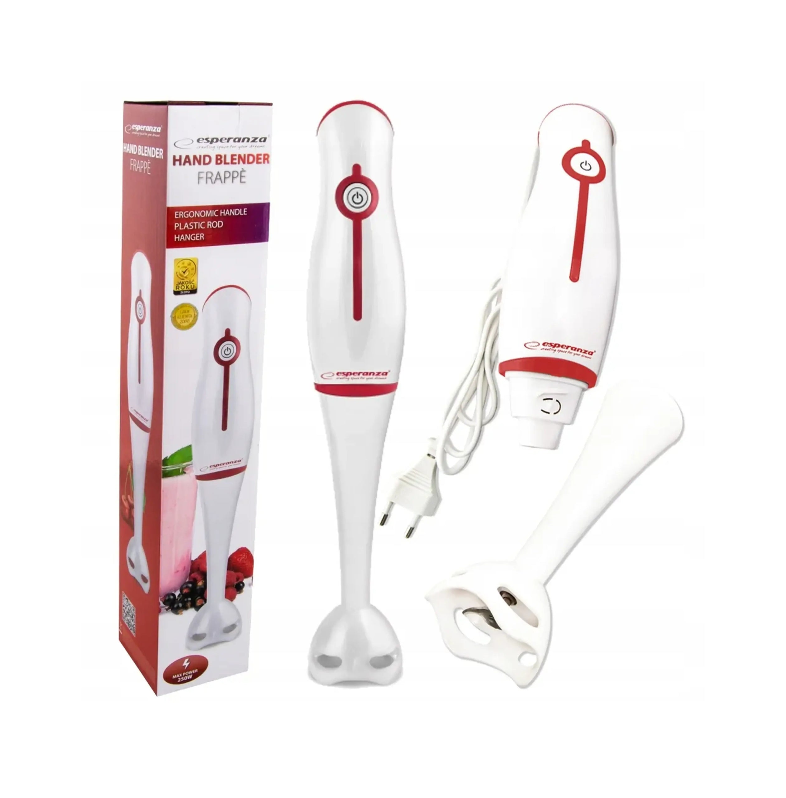 CLASSIC HAND BLENDER POWERFUL SHREDDER WITH REMOVABLE CAP 250W