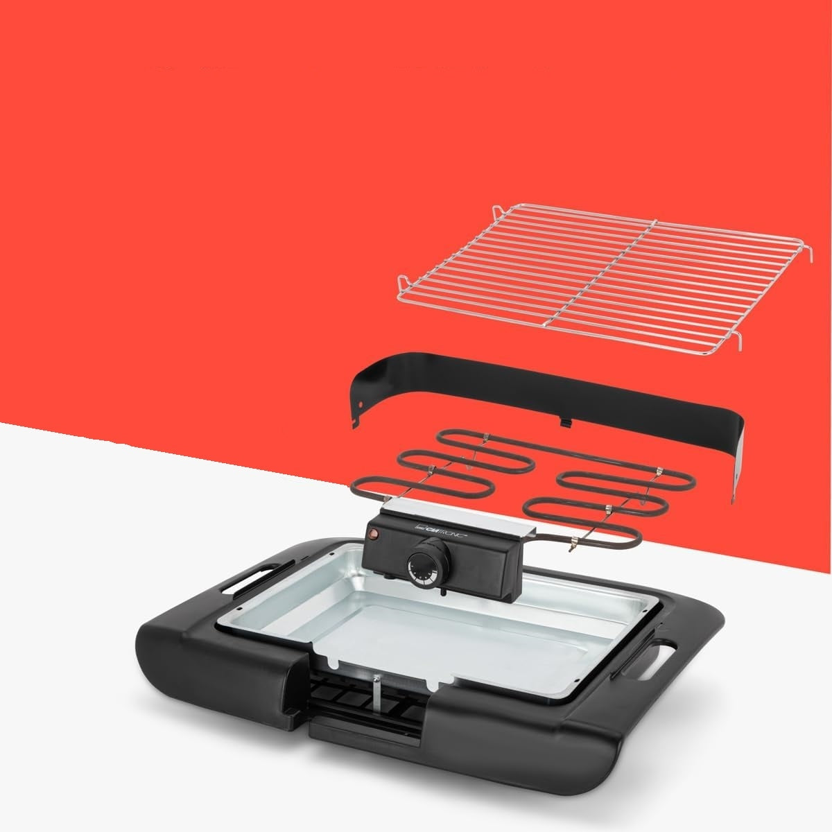 CLATRONIC BQ 3507 TRADITIONAL ELECTRIC TABLE GRILL PORTABLE 2000W Manufacturer code BQ 3507