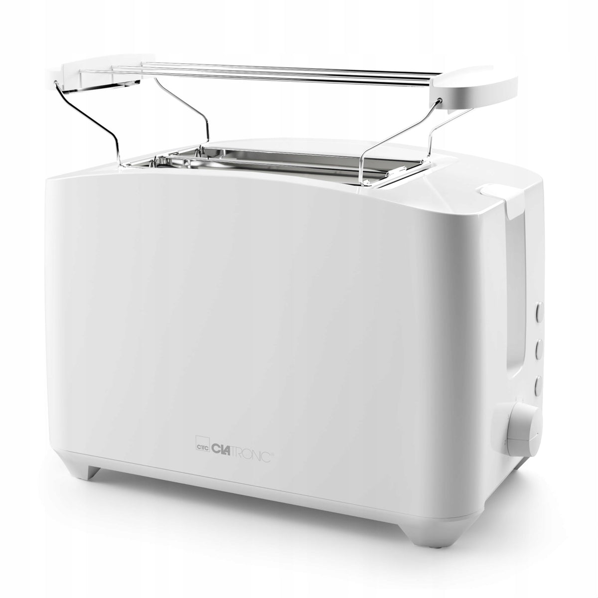 CLATRONIC Toaster 2 Slices With Lifting and Heating Function White