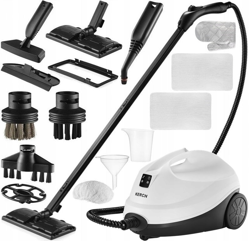 CLEANER MULTIFUNCTION STEAM MOP WASHER KERCH PRESTO WHITE 3000W 4BAR
