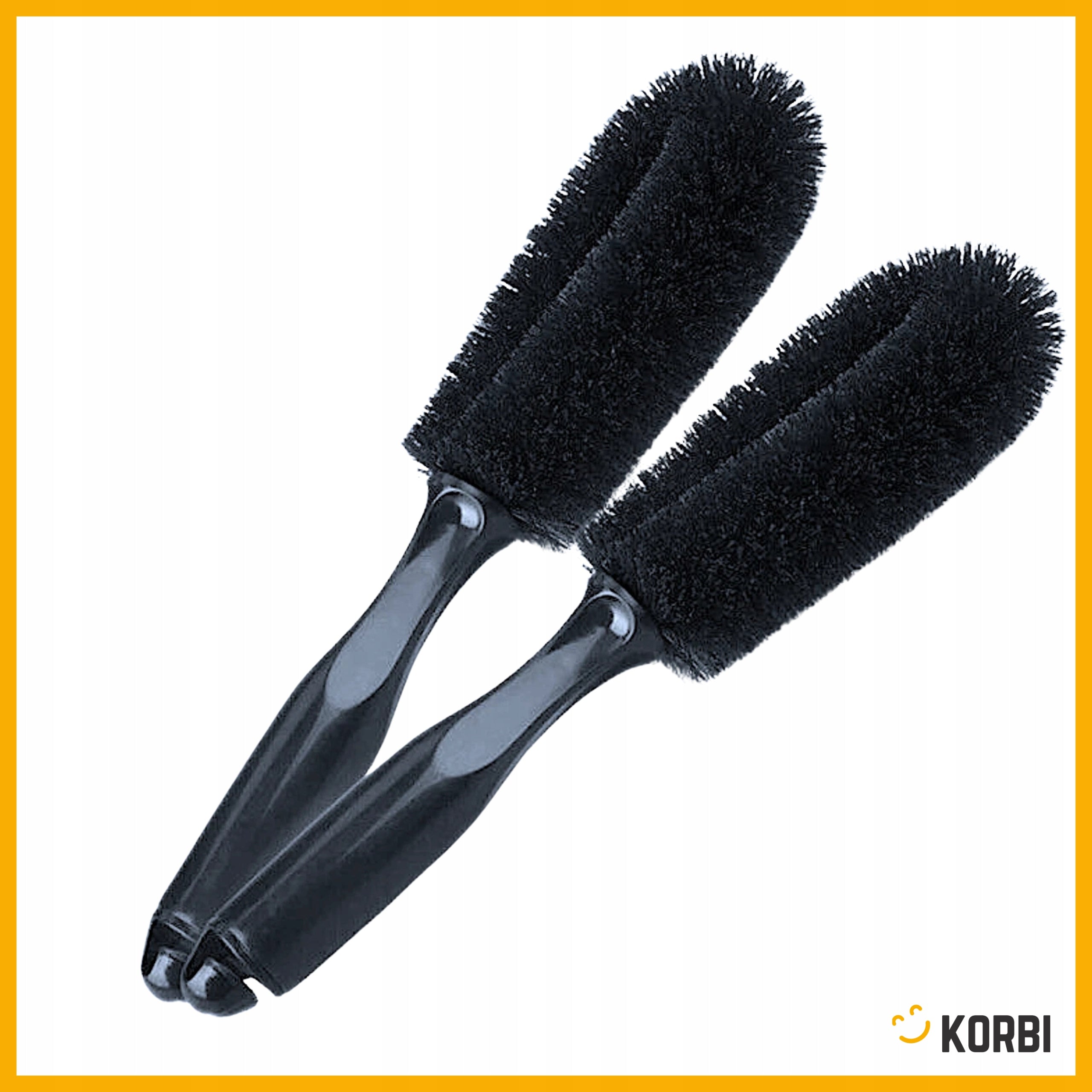 CLEANING BRUSH FOR TIRE WHEEL RIMS FLEXIBLE LONG SOFT DETAILING Packaging status original