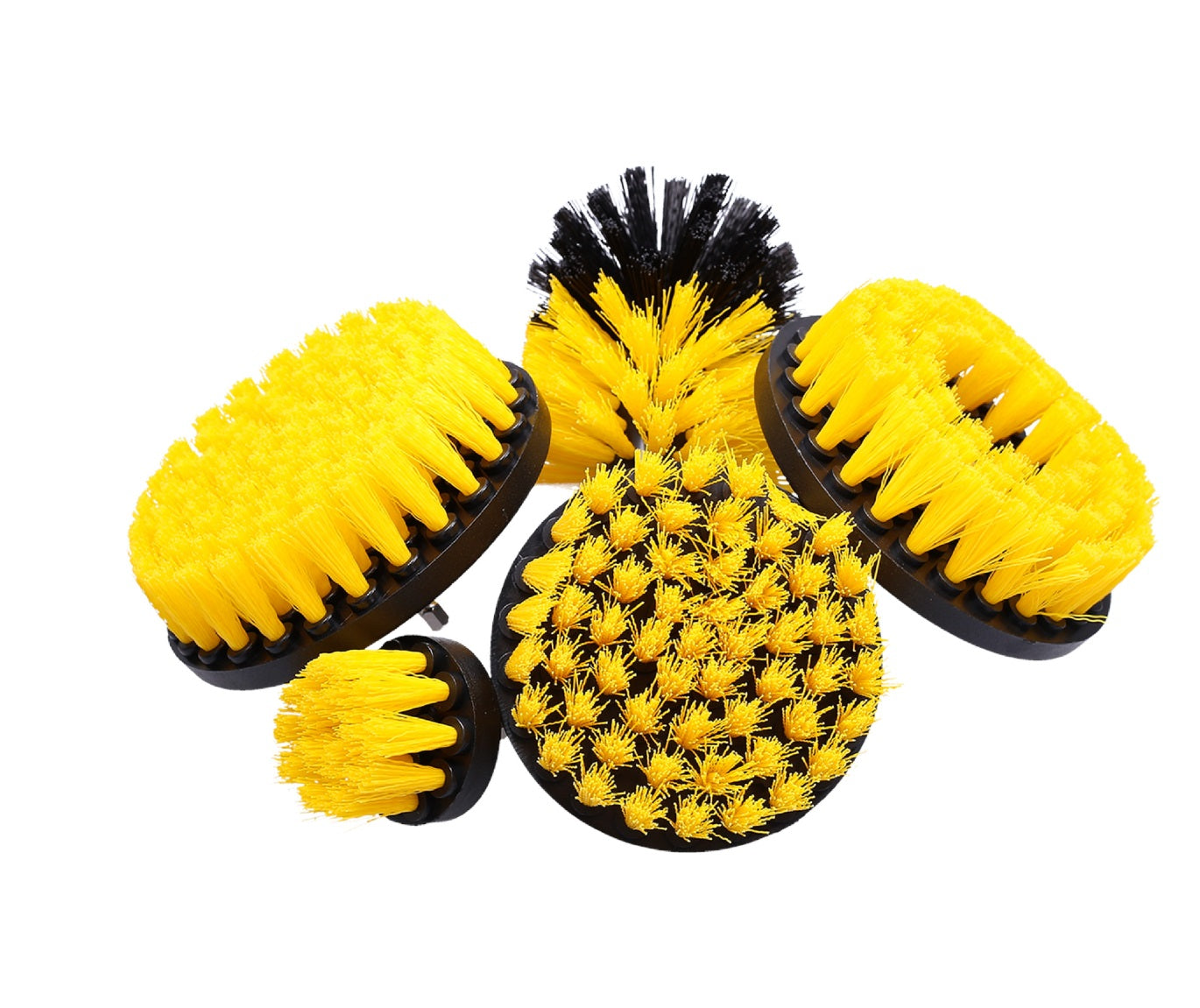 CLEANING BRUSHES FOR CLEANING ON DRILL SCREWDRIVER PADS SET