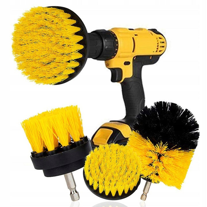 CLEANING BRUSHES FOR DRILL CARPET UPHOLSTERY SCREWDRIVER SET 3X Packaging status original