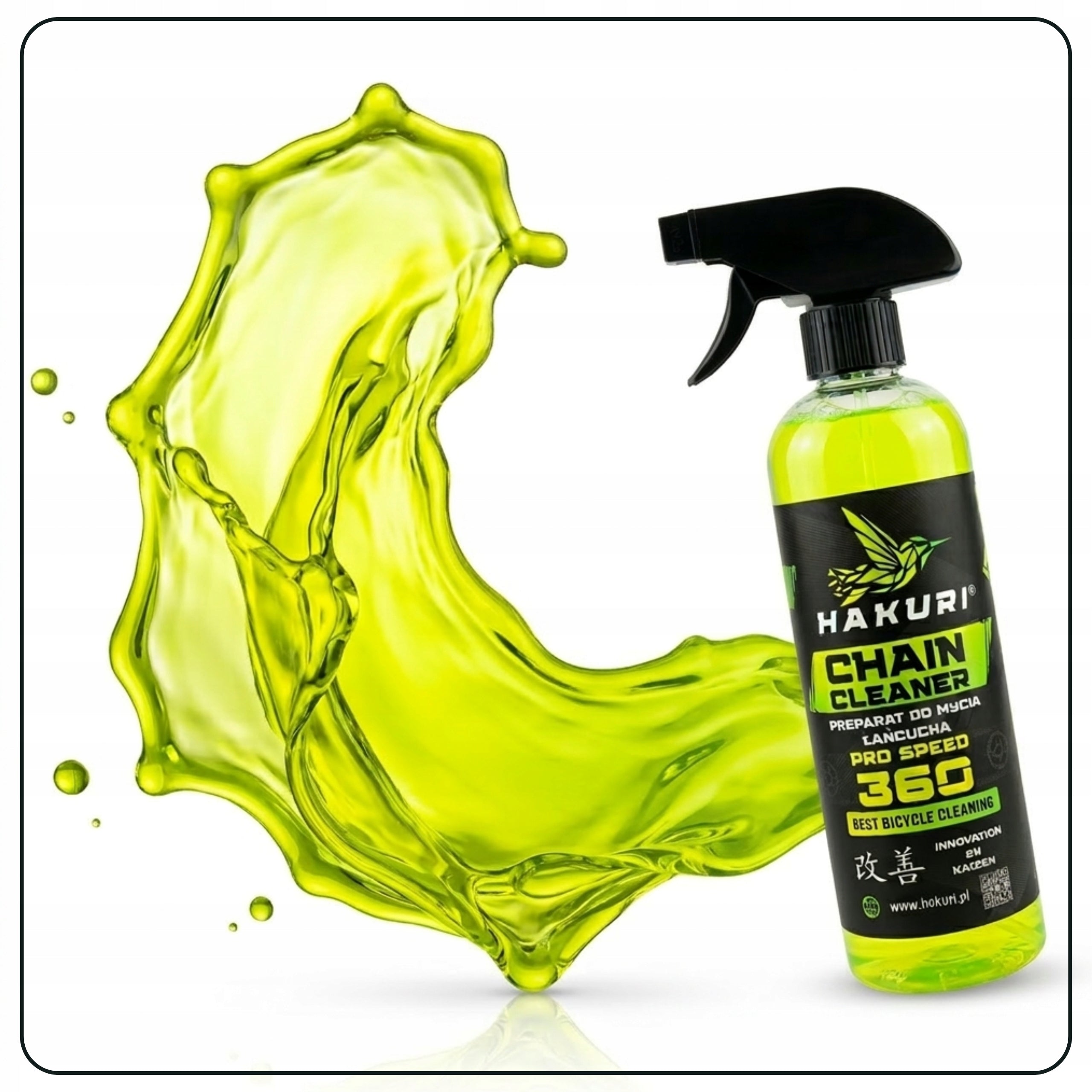 CLEANING LIQUID Chain DEGREASER DISHWASHER HAKURI Cleans Dirt Removes Brand Hakuri