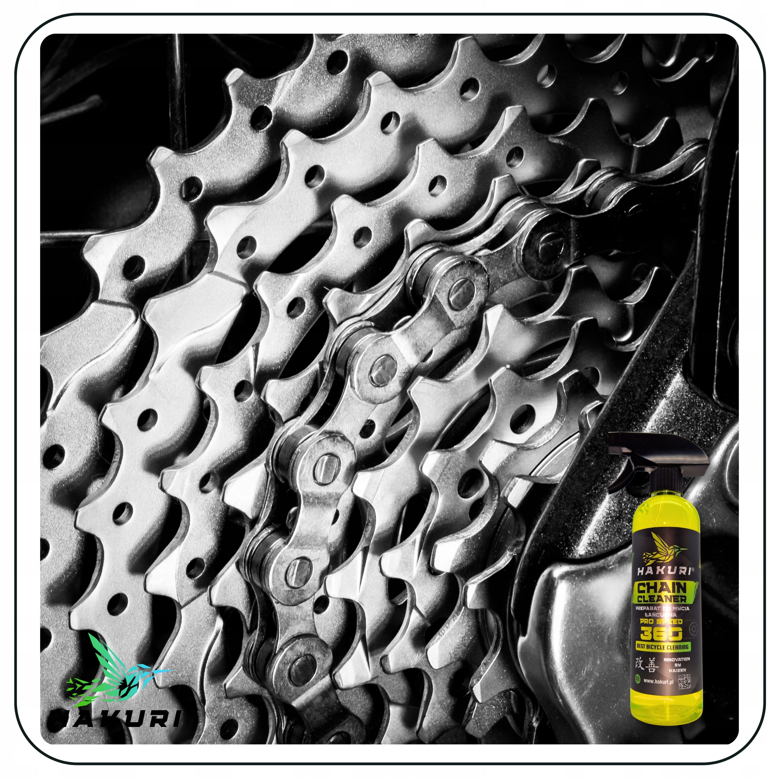 CLEANING LIQUID Chain DEGREASER DISHWASHER HAKURI Cleans Dirt Removes For for chain